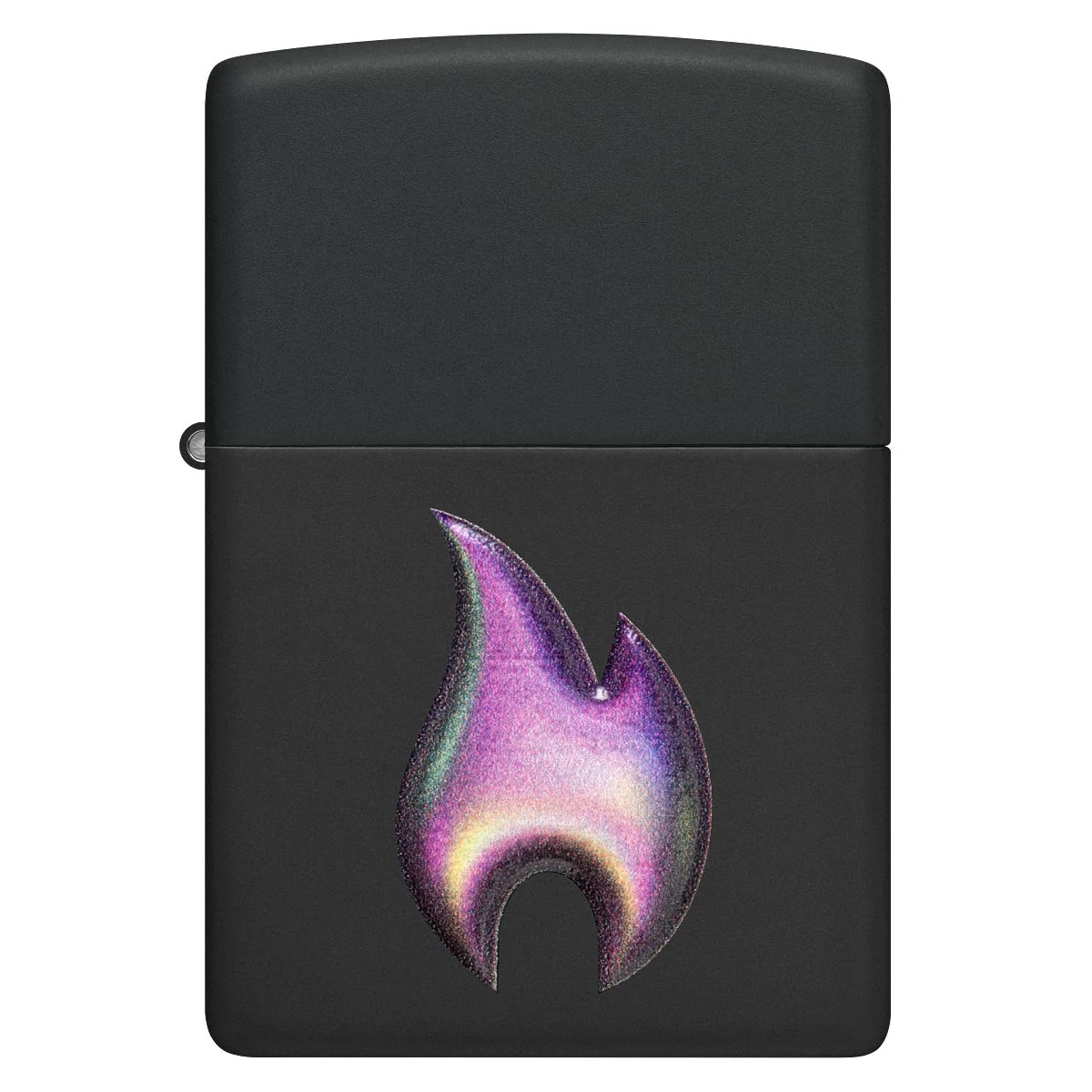 Zippo Lighter: Flame Emblem - Black Matte 46965 - Image 3