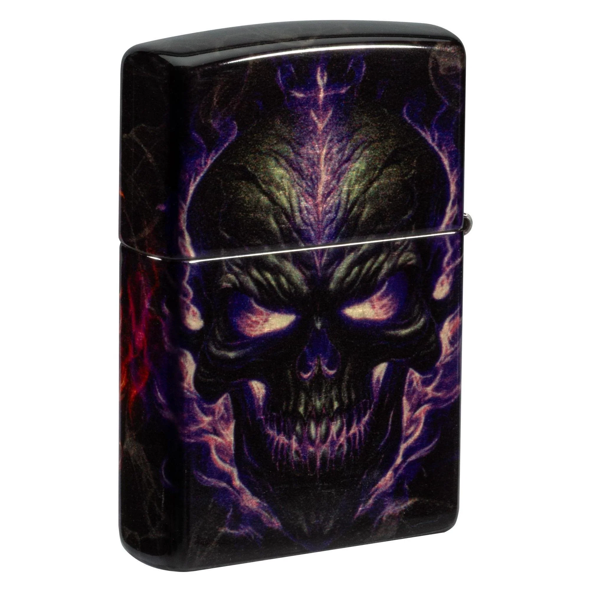 Zippo Lighter: Flaming Skull - 540 Fusion 81706 - Image 2