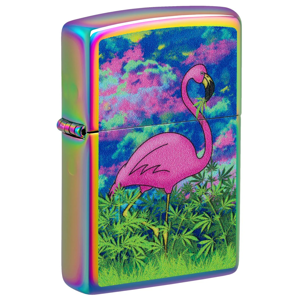 Zippo Lighter: Flamingo Fields - Multi-Color 46827