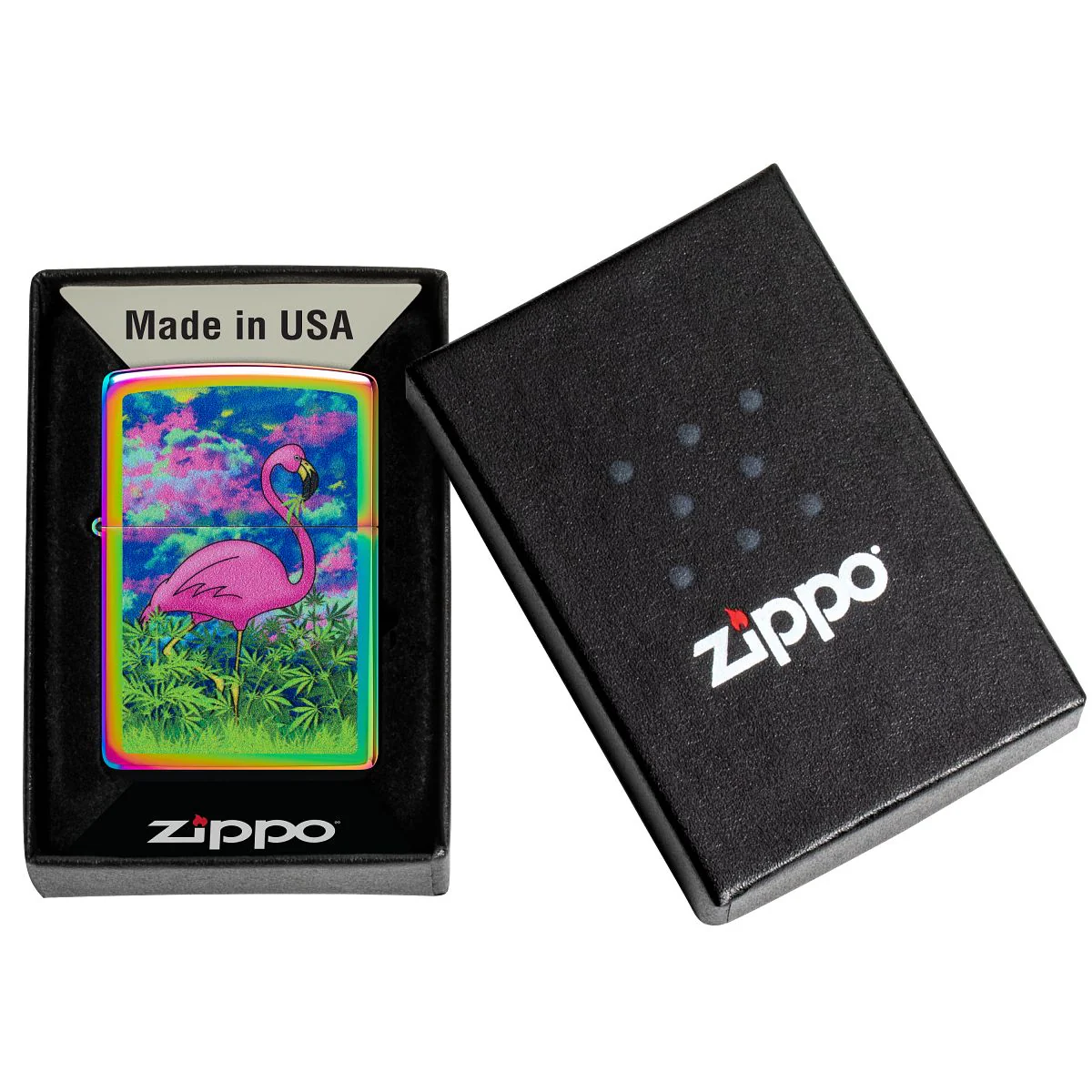 Zippo Lighter: Flamingo Fields - Multi-Color 46827 - Image 6