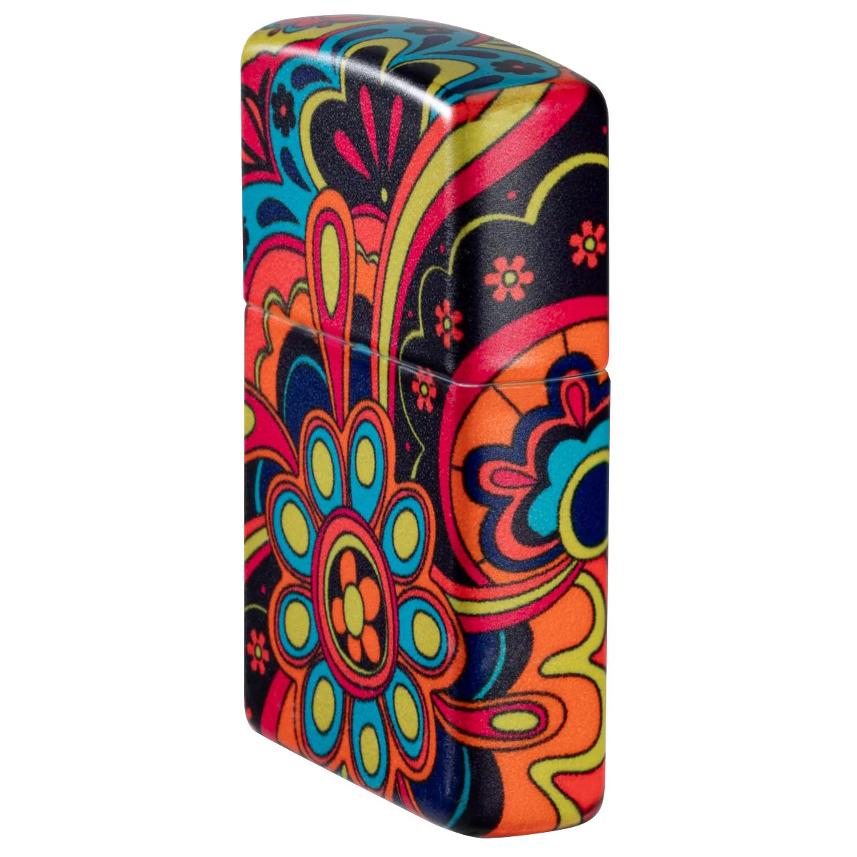 Zippo Lighter: Flower Power - 540 Color 46128 - Image 3