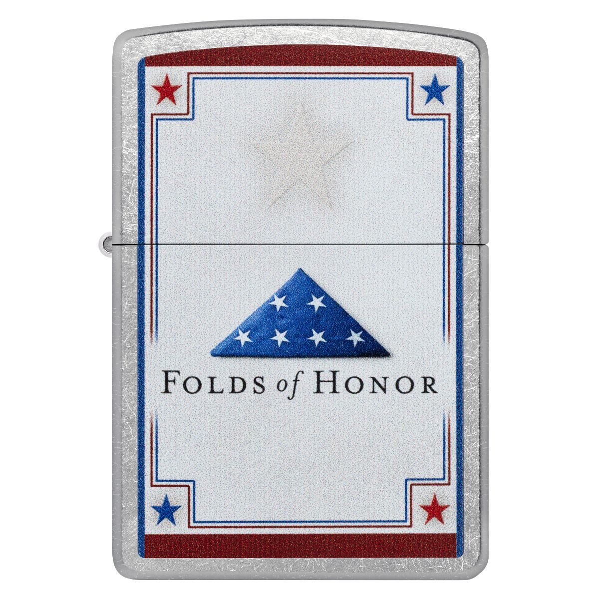 Zippo Lighter: Folds of Honor - Street Chrome 46768 - Image 2