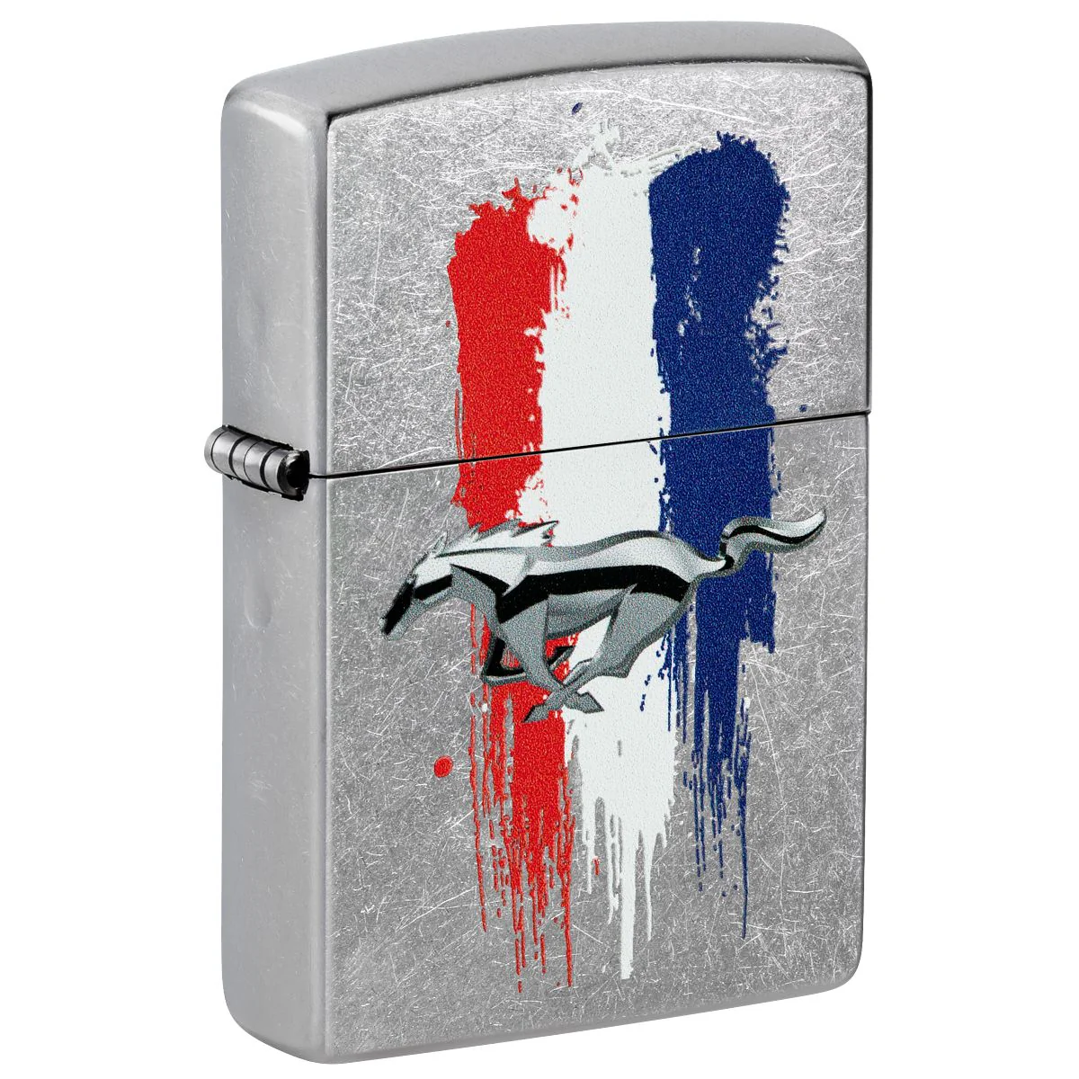 Zippo Lighter: Ford Mustang Logo - Street Chrome 46221
