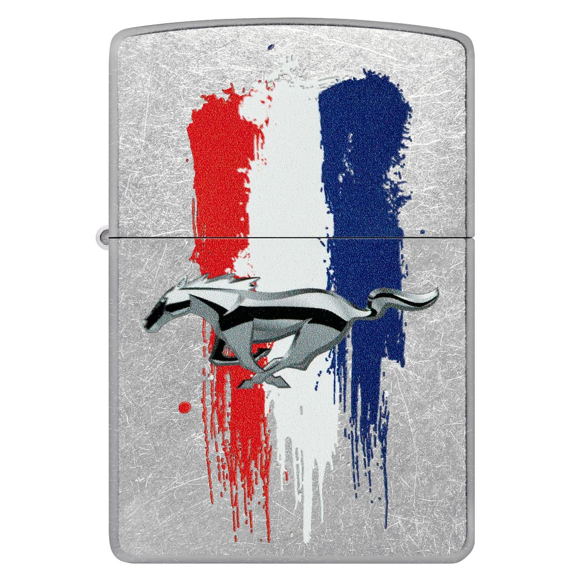 Zippo Lighter: Ford Mustang Logo - Street Chrome 46221 - Image 2