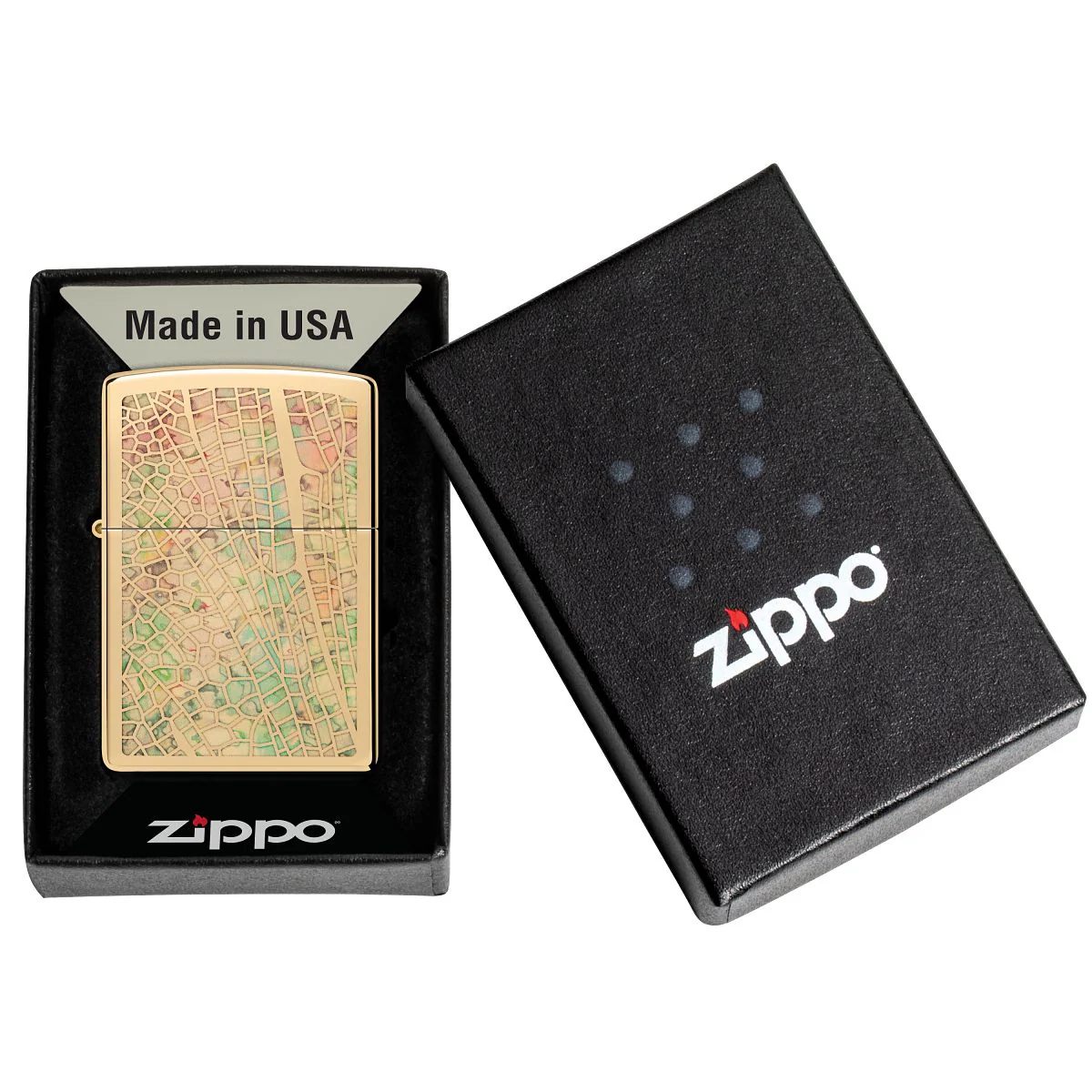 Zippo Lighter: Fusion Dragonfly Wing - High Polish Brass 46006 - Image 6