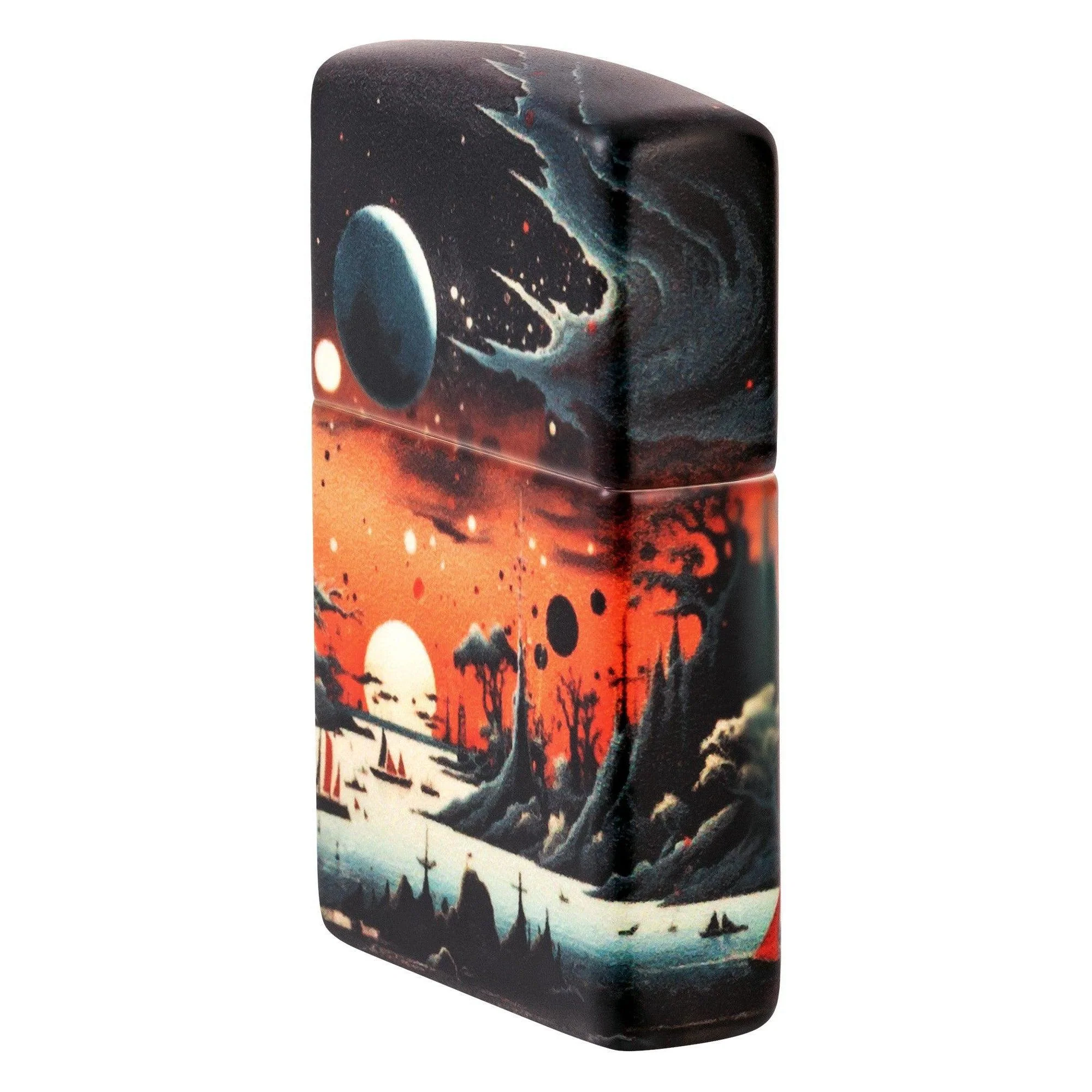 Zippo Lighter: Galactic Landscape Design - 540 Color 46254 - Image 3