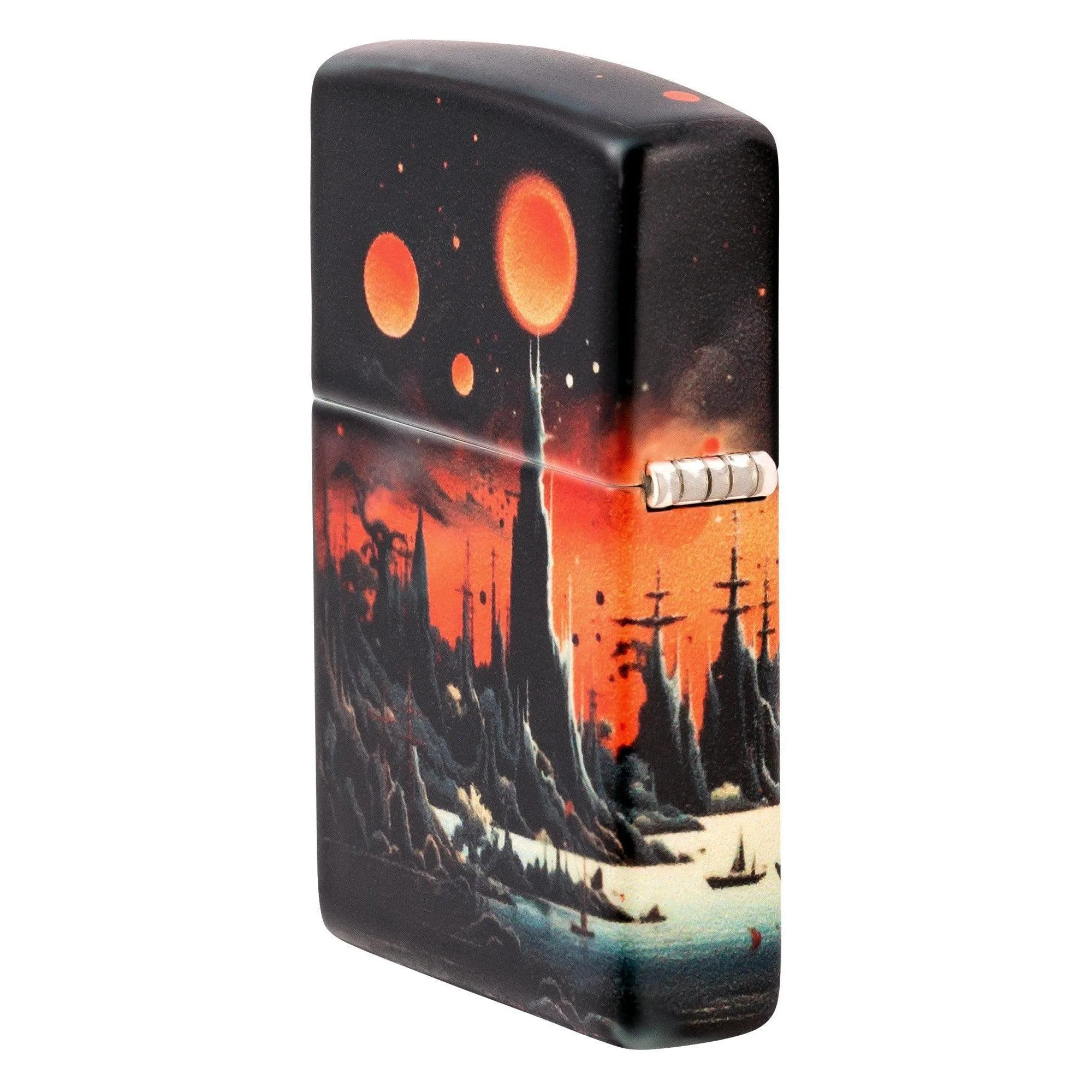 Zippo Lighter: Galactic Landscape Design - 540 Color 46254 - Image 4
