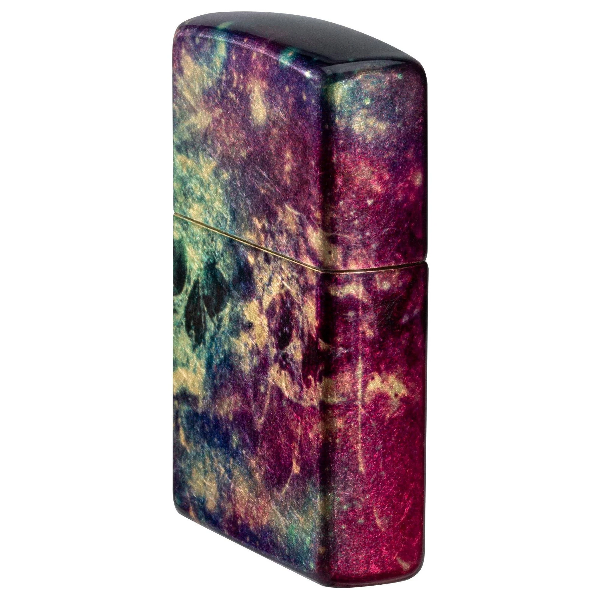 Zippo Lighter: Galaxy Skull Design - 540 Fusion 46147 - Image 3