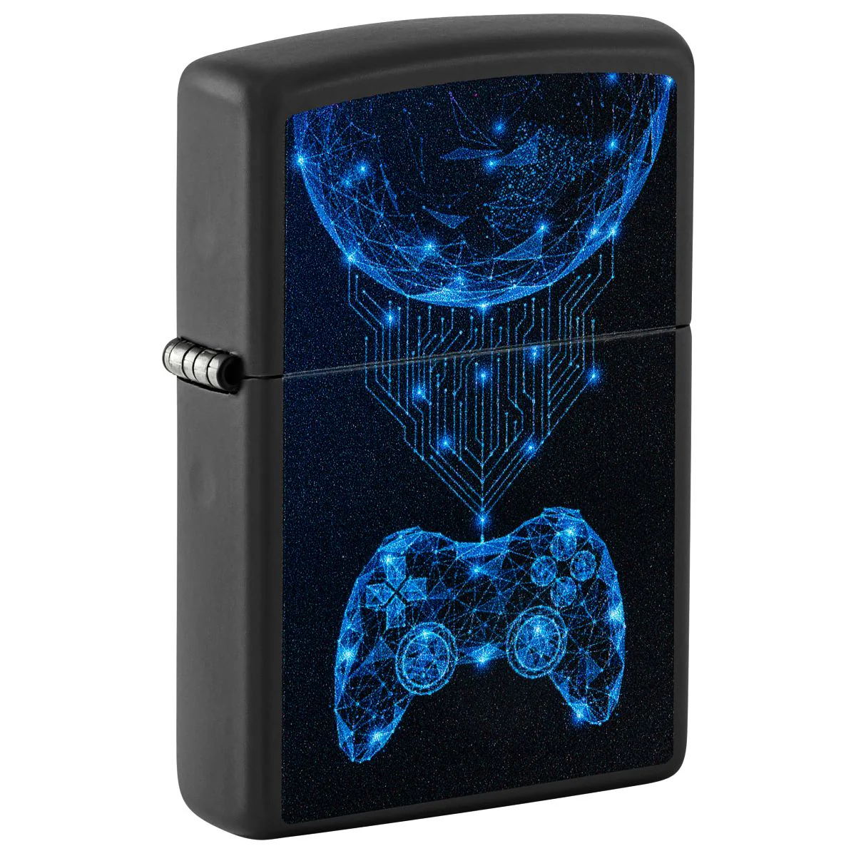 Zippo Lighter: Gaming Design - Black Matte 48912