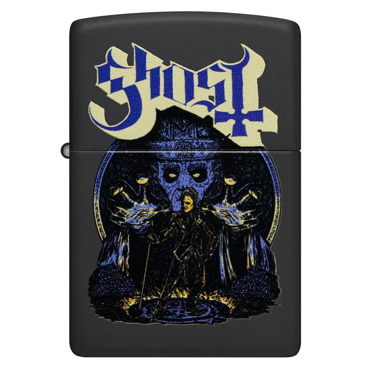 Zippo Lighter: Ghost, Rock Band - Black Matte 47234 - Image 2