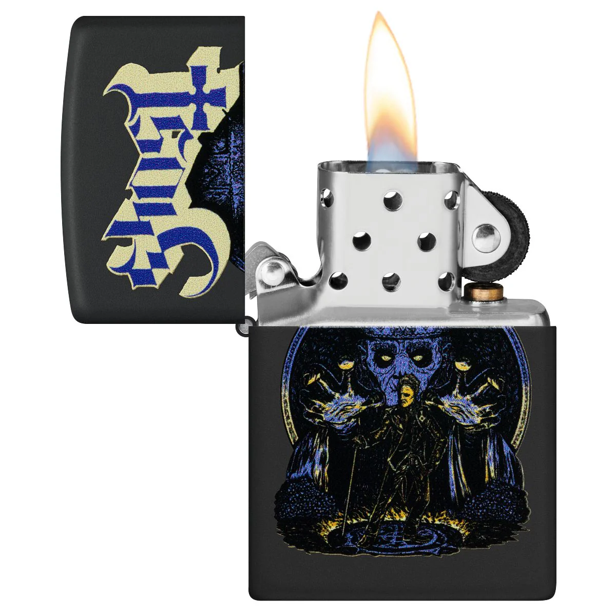Zippo Lighter: Ghost, Rock Band - Black Matte 47234 - Image 3