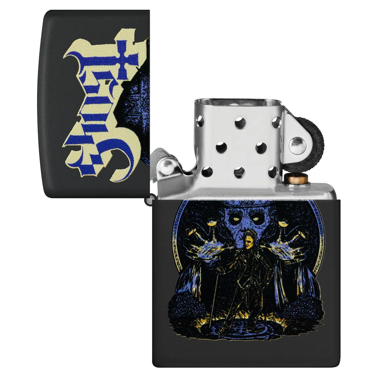 Zippo Lighter: Ghost, Rock Band - Black Matte 47234 - Image 4
