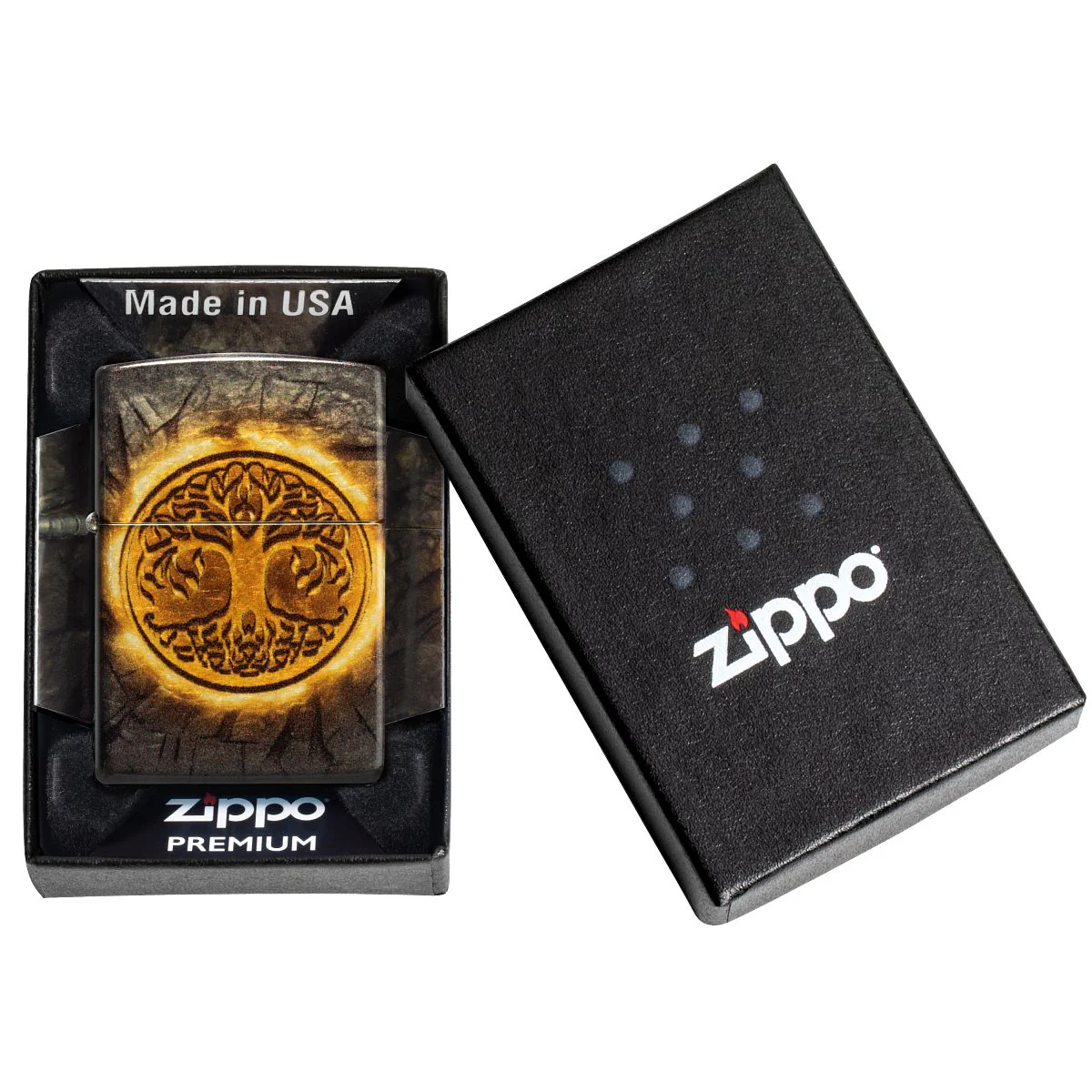 Zippo Lighter: Gleaming Tree of Life - 540 Fusion 46815 - Image 10