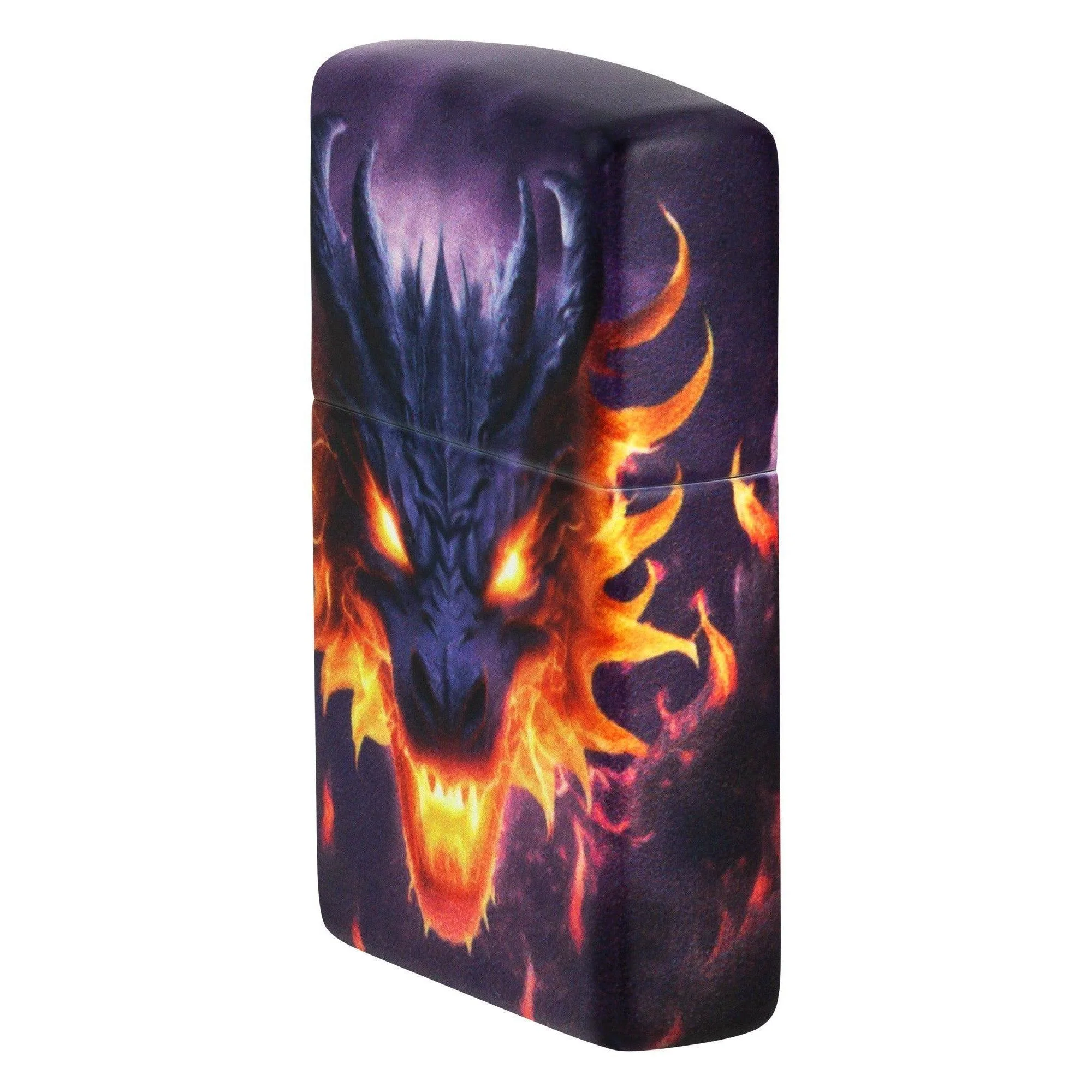Zippo Lighter: Glowing Dragon Design, 540 Color - Glow-in-the-Dark Green 46251 - Image 3