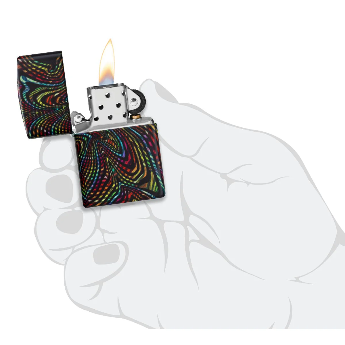 Zippo Lighter: Glowing Illusion, Glow-in-the-Dark - 540 Color 46427 - Image 10