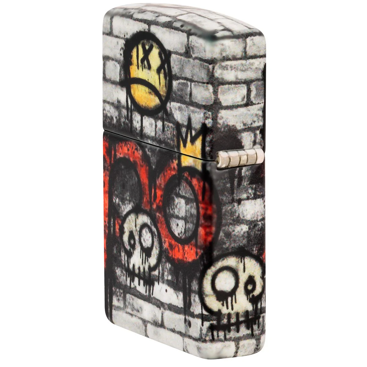 Zippo Lighter: Graffiti King Design - 540 Color 46282 - Image 4