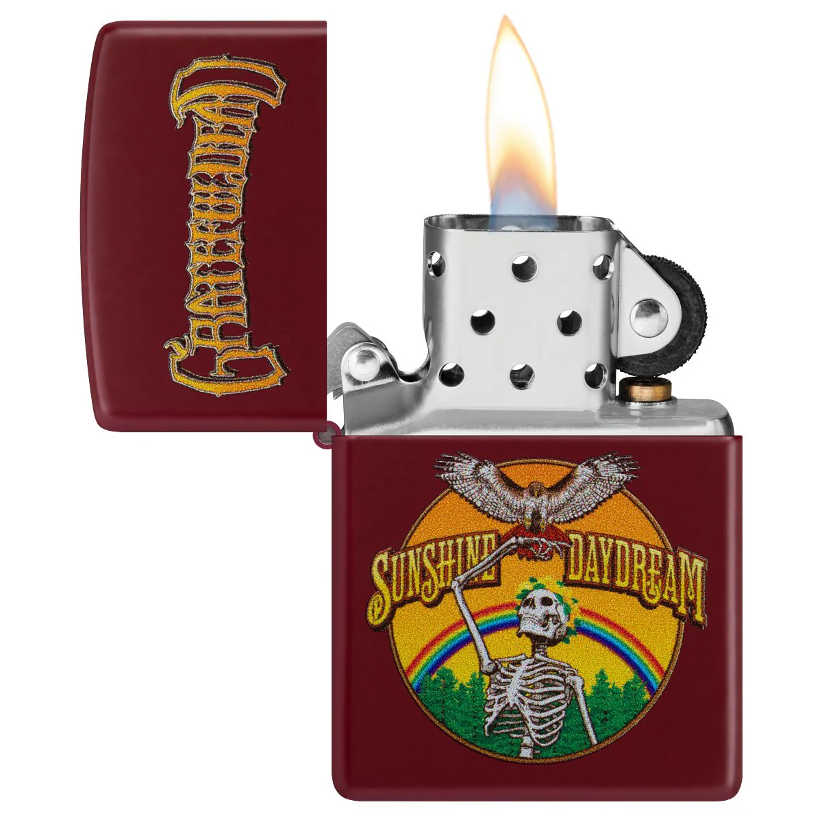 Zippo Lighter: Grateful Dead, Sunshine Daydream - Merlot 47249 - Image 3