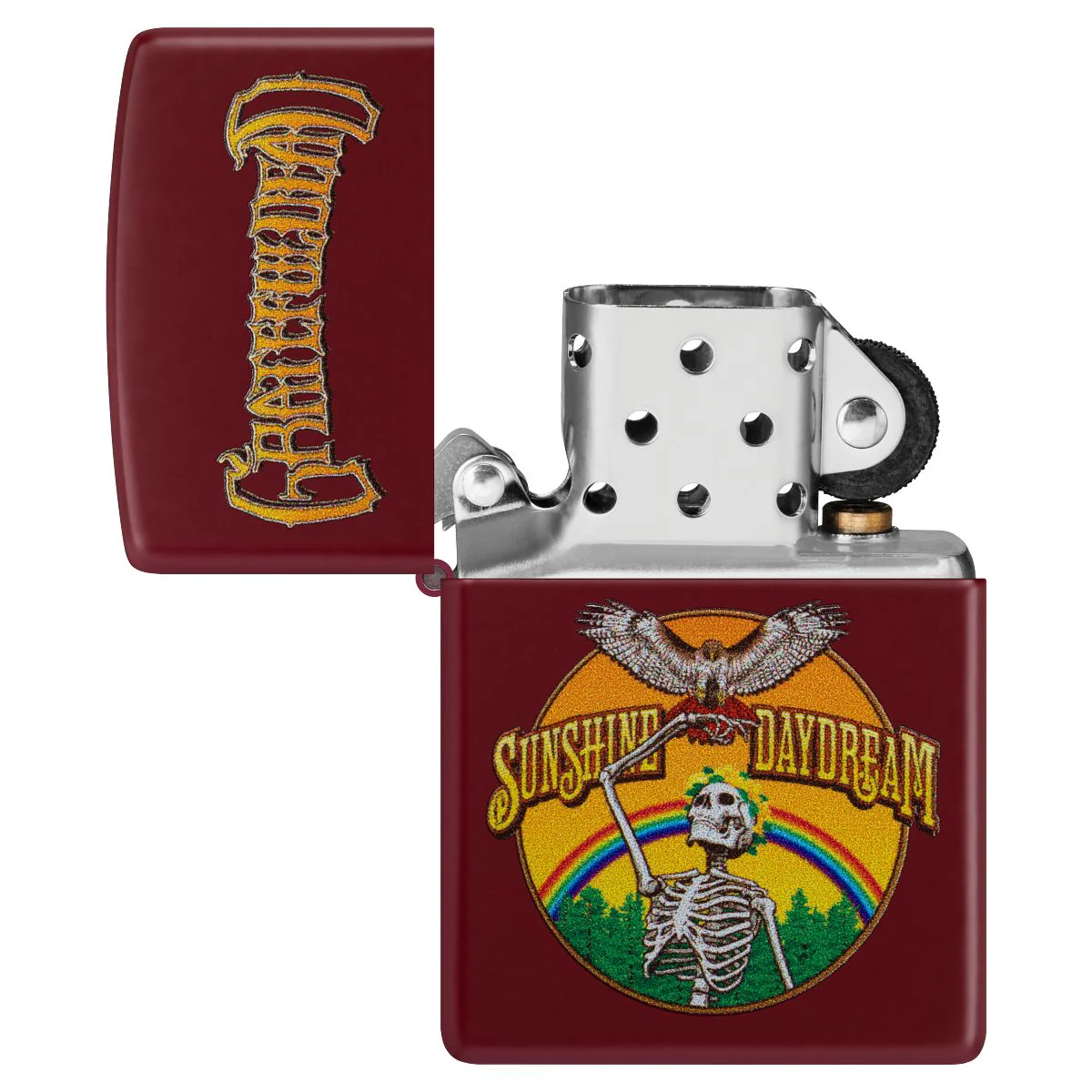 Zippo Lighter: Grateful Dead, Sunshine Daydream - Merlot 47249 - Image 4