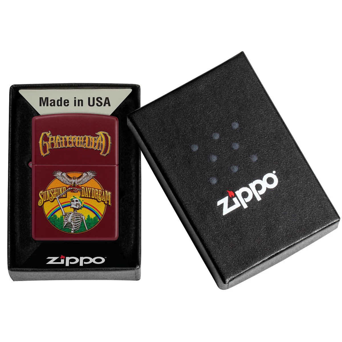 Zippo Lighter: Grateful Dead, Sunshine Daydream - Merlot 47249 - Image 6