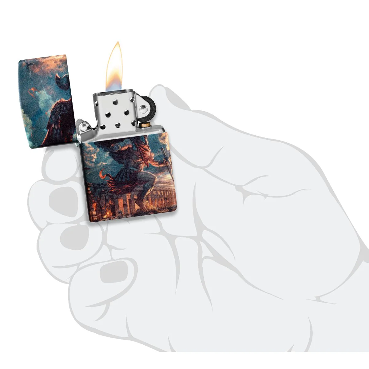 Zippo Lighter: Greek Mythology - 540 Color 46923 - Image 9