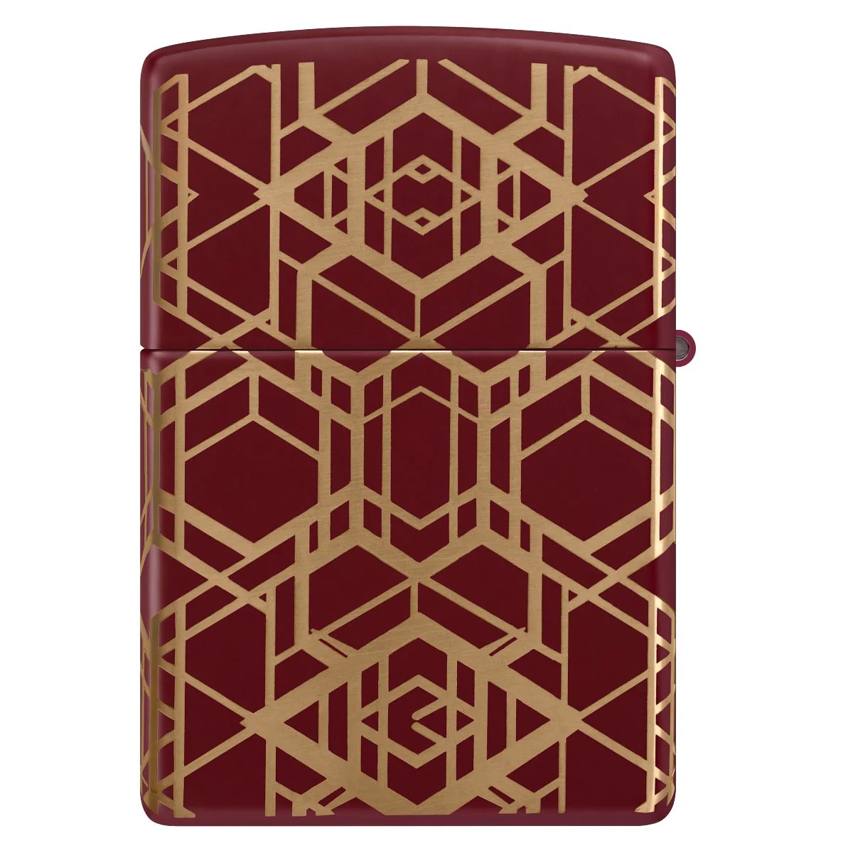 Zippo Lighter: Grid Pattern, 360 Laser - Merlot 46880 - Image 5