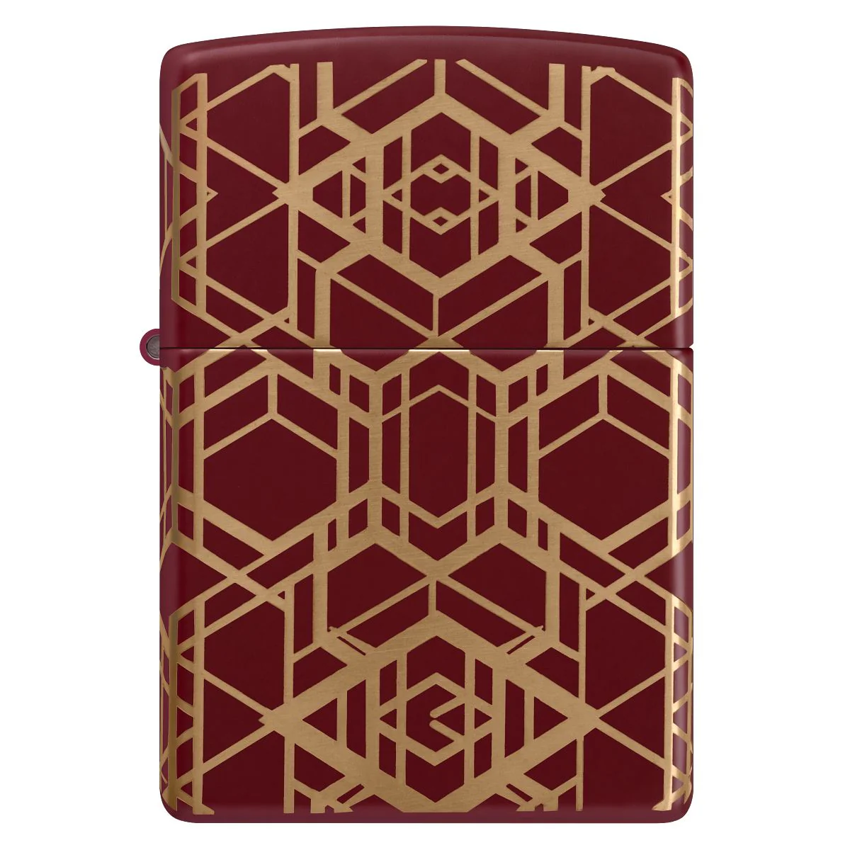 Zippo Lighter: Grid Pattern, 360 Laser - Merlot 46880 - Image 6