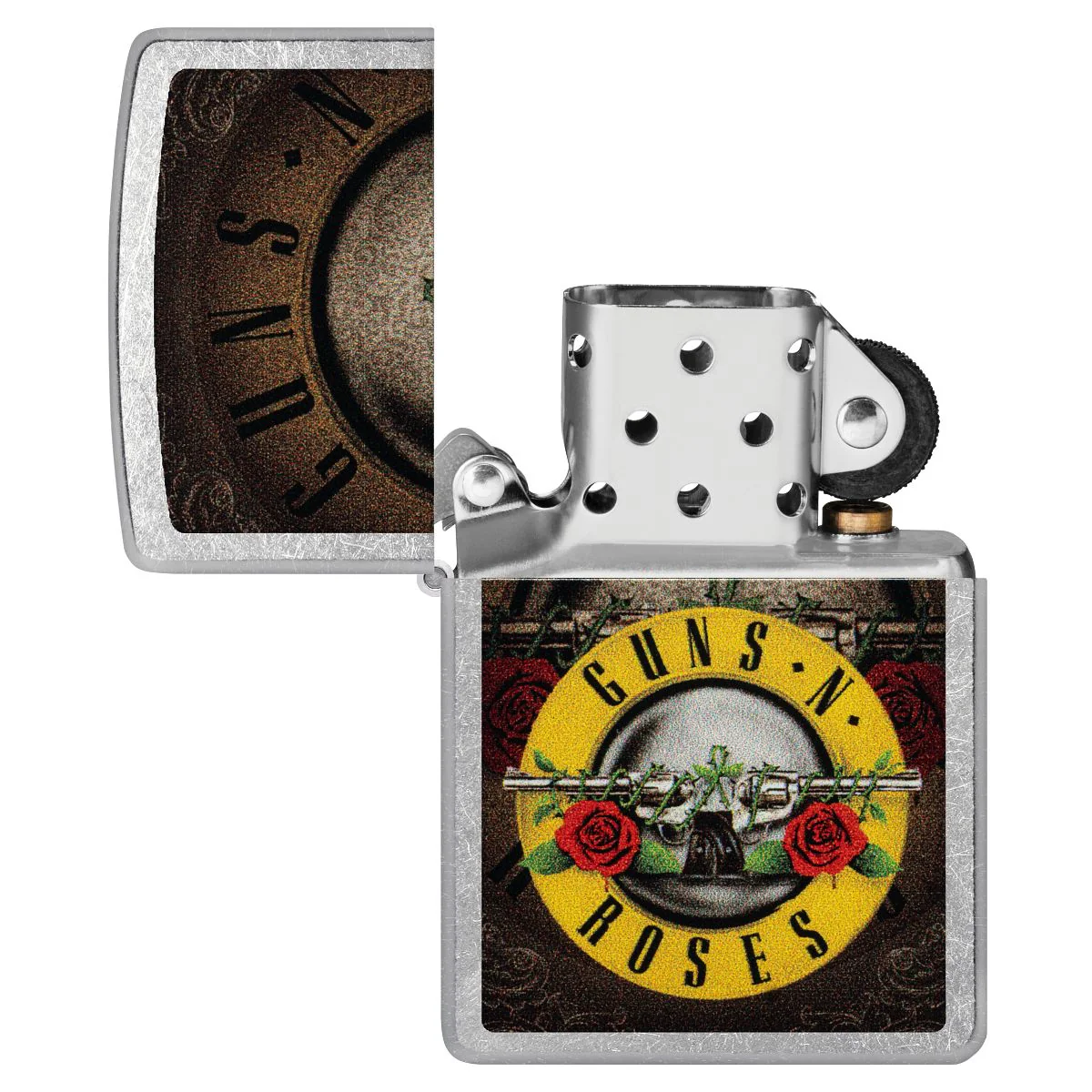Zippo Lighter: Guns N' Roses Design - Street Chrome 47226 - Image 4