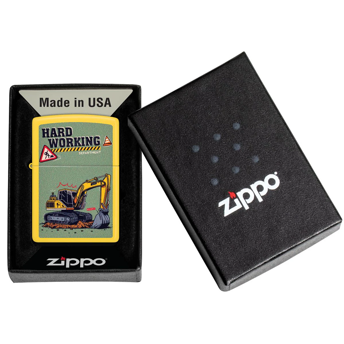Zippo Lighter: Hard Working Department - Sunflower 46892 - Image 6