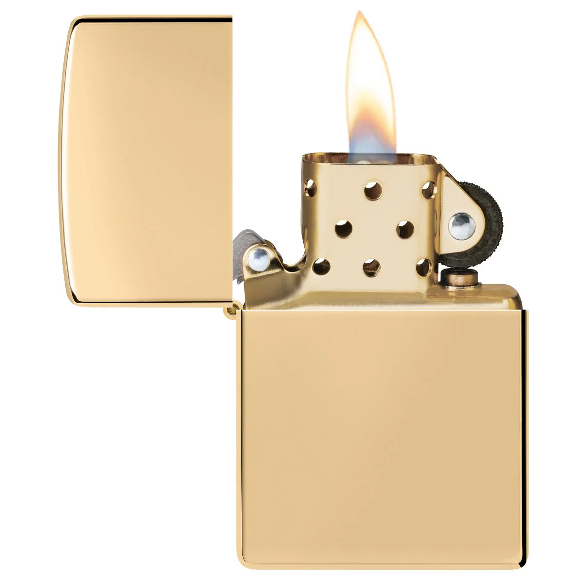 Zippo Lighter: HP Brass 254B - Image 4