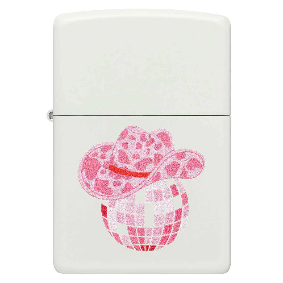 Zippo Lighter: Honky Tonk Design - White Matte 46468 - Image 2