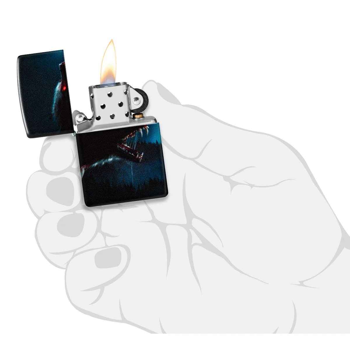 Zippo Lighter: Horror Wolf - 540 Color 48923 - Image 9