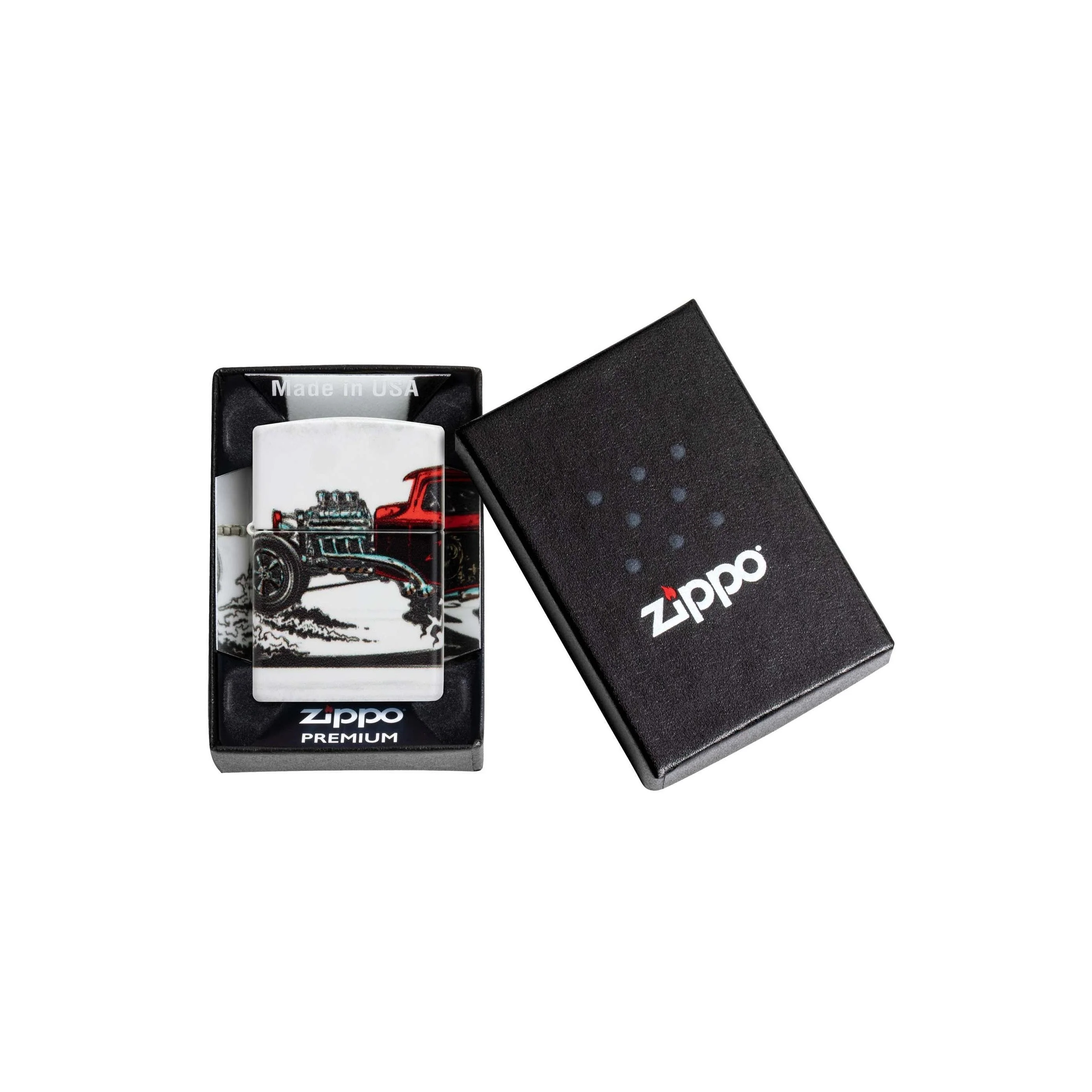 Zippo Lighter: Hot Rod Car - 540 Color 48660 - Image 5