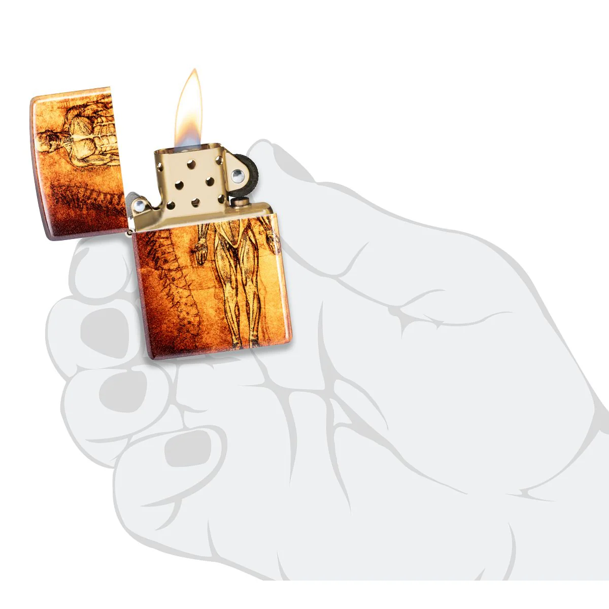 Zippo Lighter: Human Anatomy - 540 Fusion 46329 - Image 8