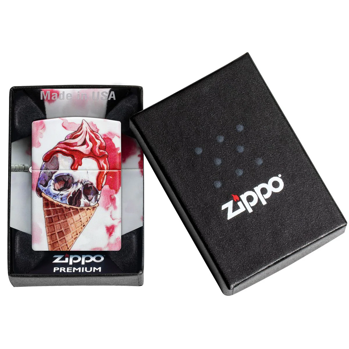 Zippo Lighter: I Scream Cone Design - 540 Color 46748 - Image 10