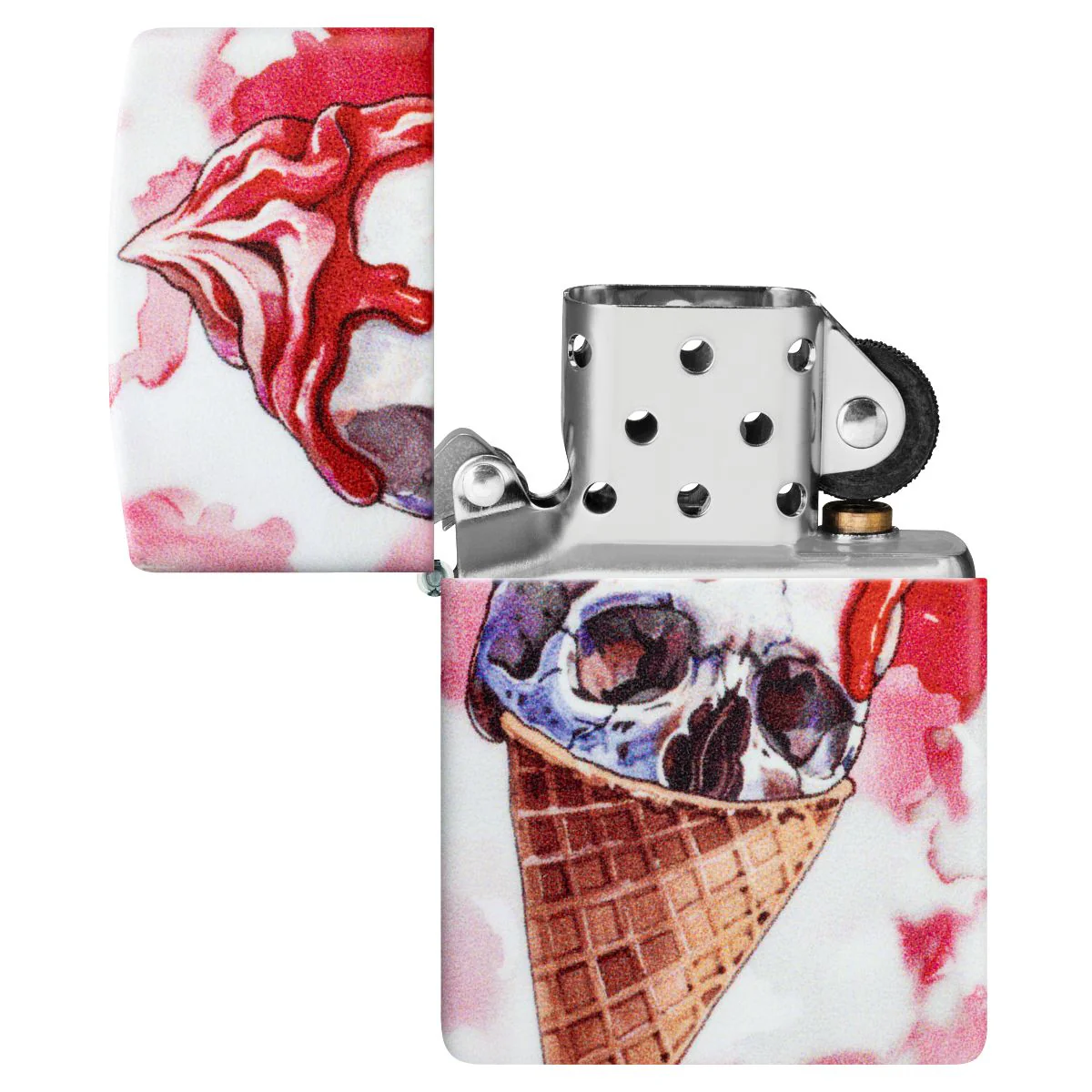 Zippo Lighter: I Scream Cone Design - 540 Color 46748 - Image 8