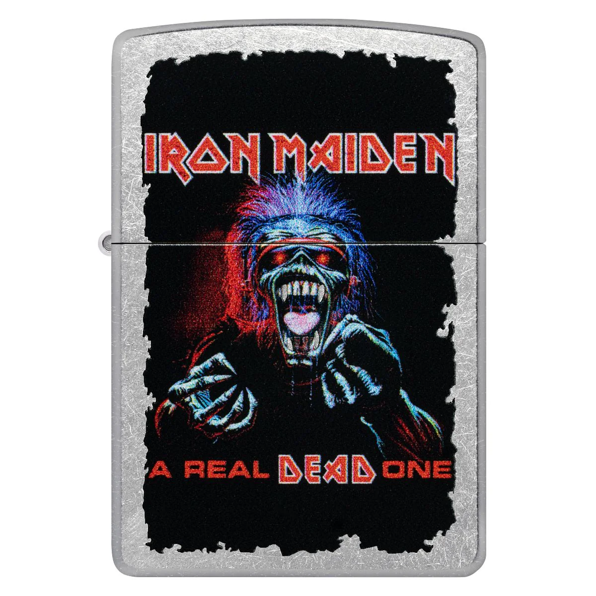 Zippo Lighter: Iron Maiden, A Real Dead One - Street Chrome 47243 - Image 2