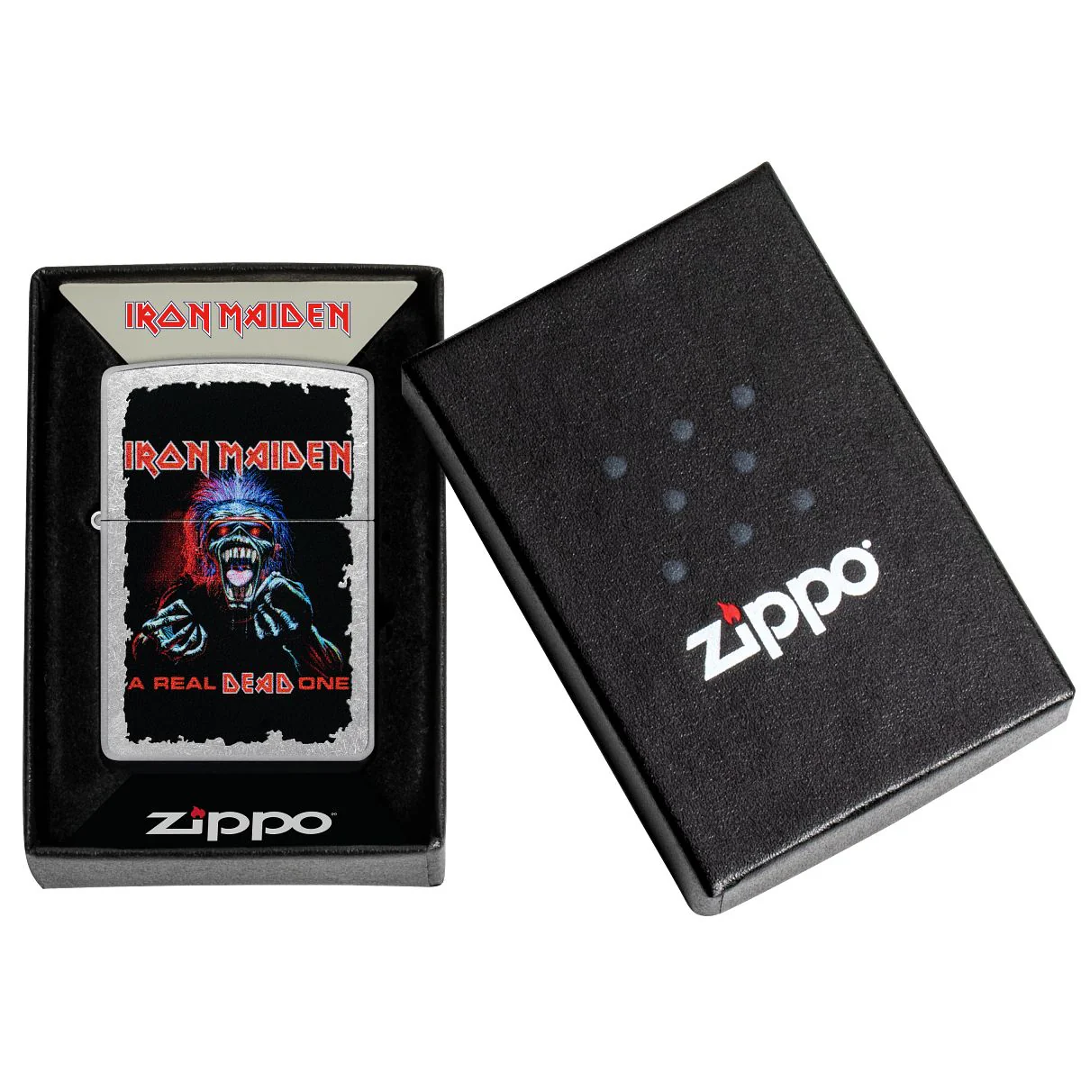 Zippo Lighter: Iron Maiden, A Real Dead One - Street Chrome 47243 - Image 6