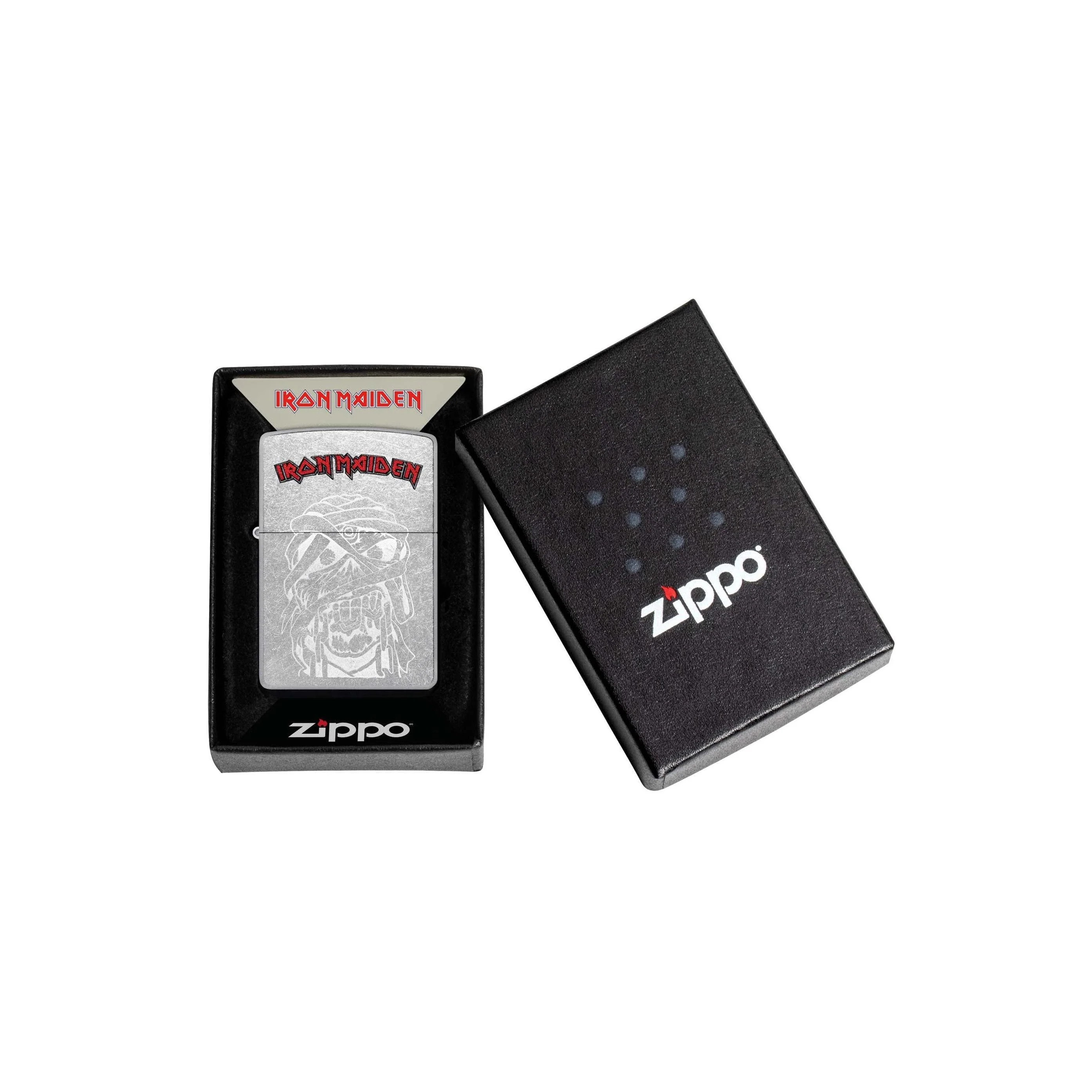 Zippo Lighter: Iron Maiden Design - Street Chrome 48667 - Image 2