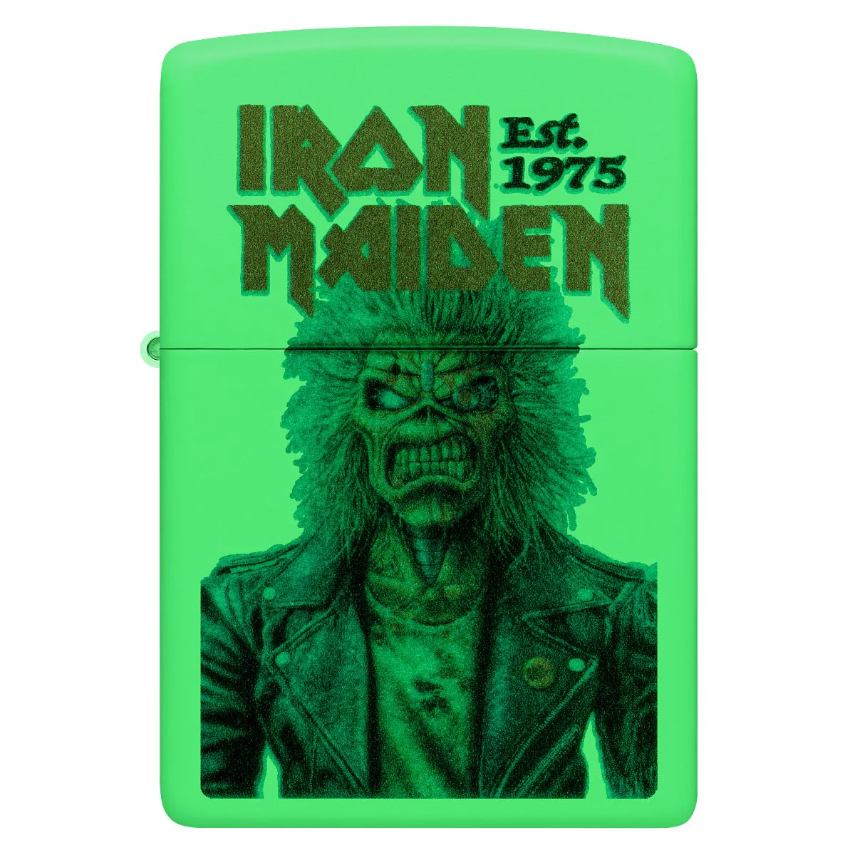 Zippo Lighter: Iron Maiden, Est. 1975 - Glow-in-the-Dark 47198 - Image 2