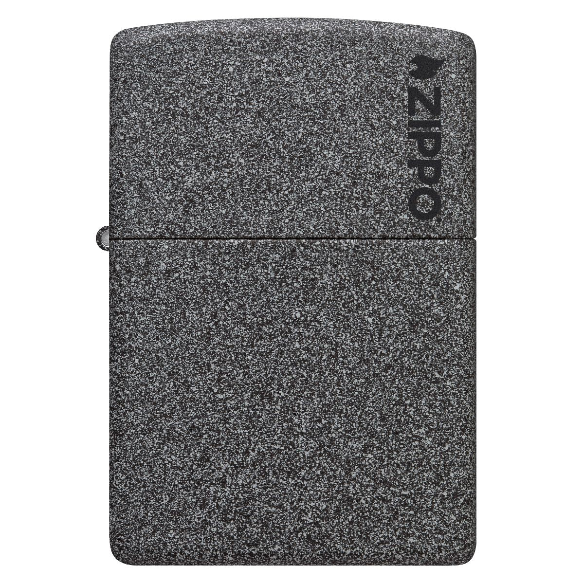 Zippo Lighter: Iron Stone with Zippo Logo - 211ZL - Image 2