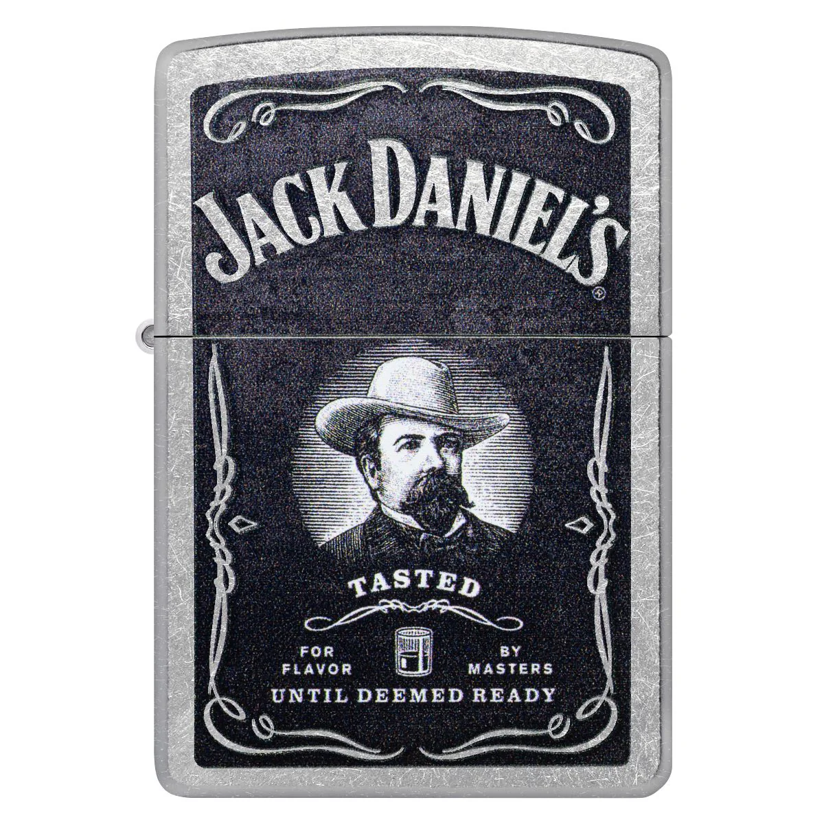Zippo Lighter: Jack Daniel's Logo - Street Chrome 48748 - Image 2