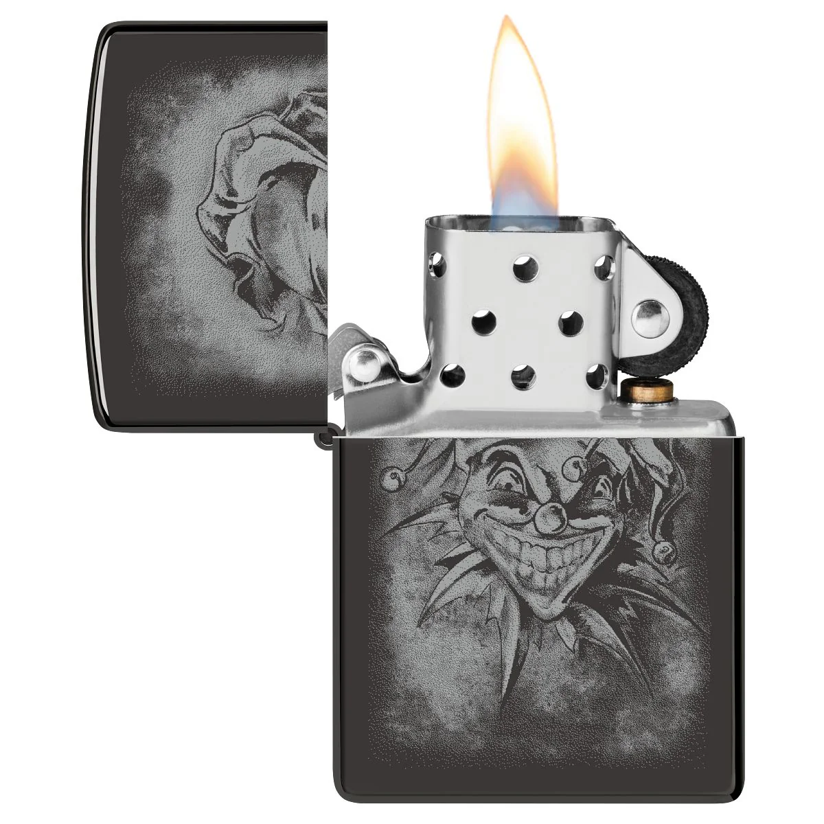 Zippo Lighter: Joker, Photo Image - High Polish Black 48914 - Image 3