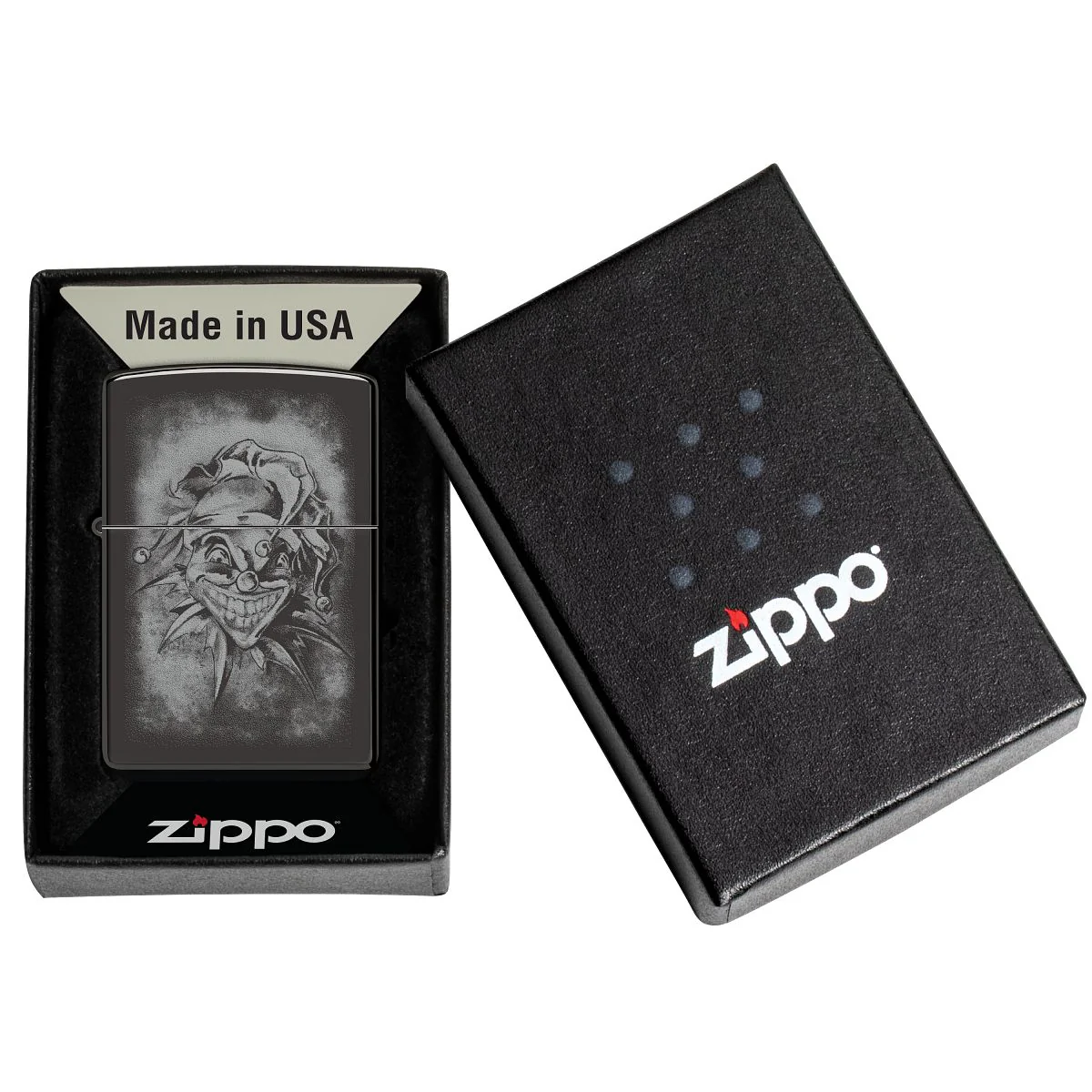 Zippo Lighter: Joker, Photo Image - High Polish Black 48914 - Image 6