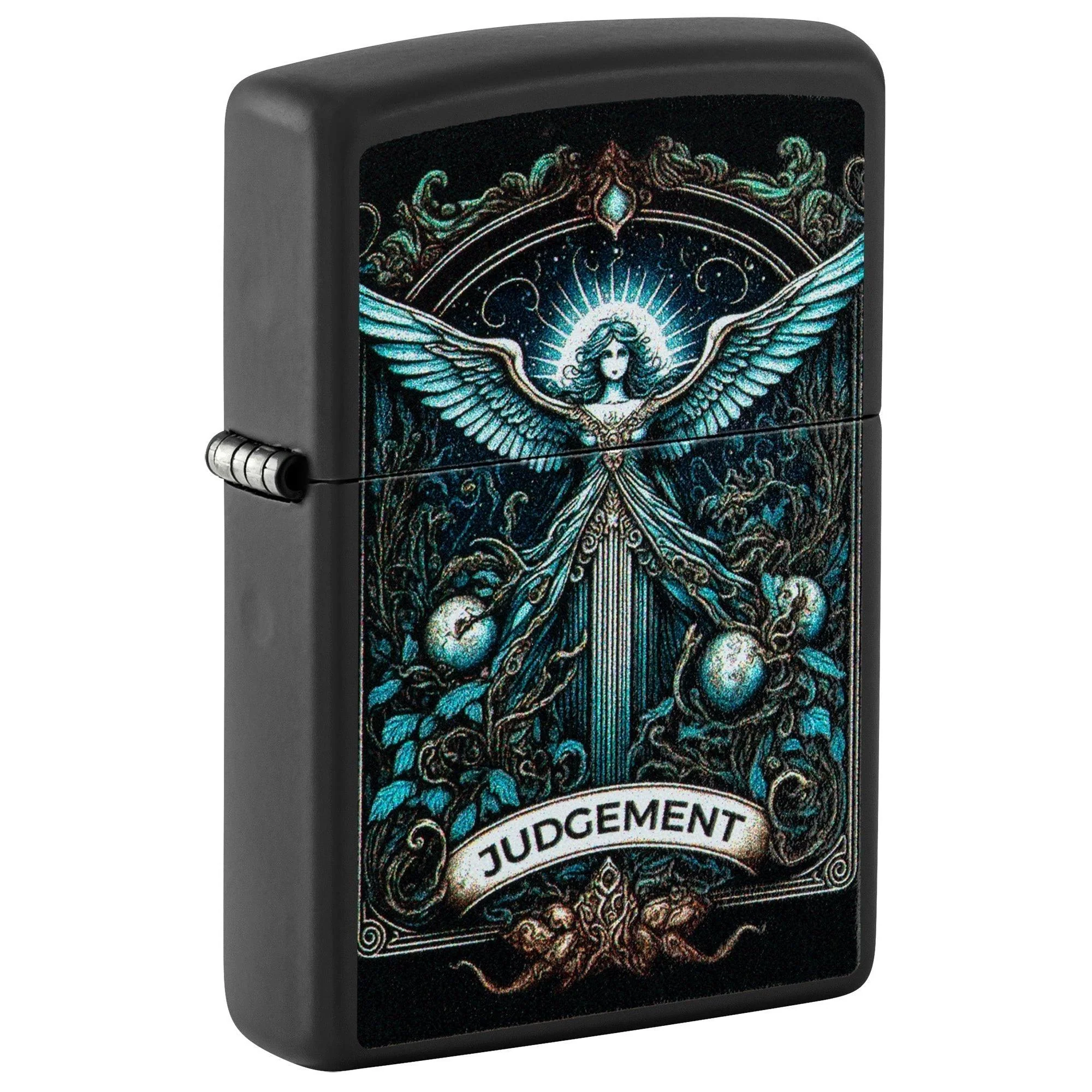 Zippo Lighter: Judgement Tarot Card - Black Matte 81575