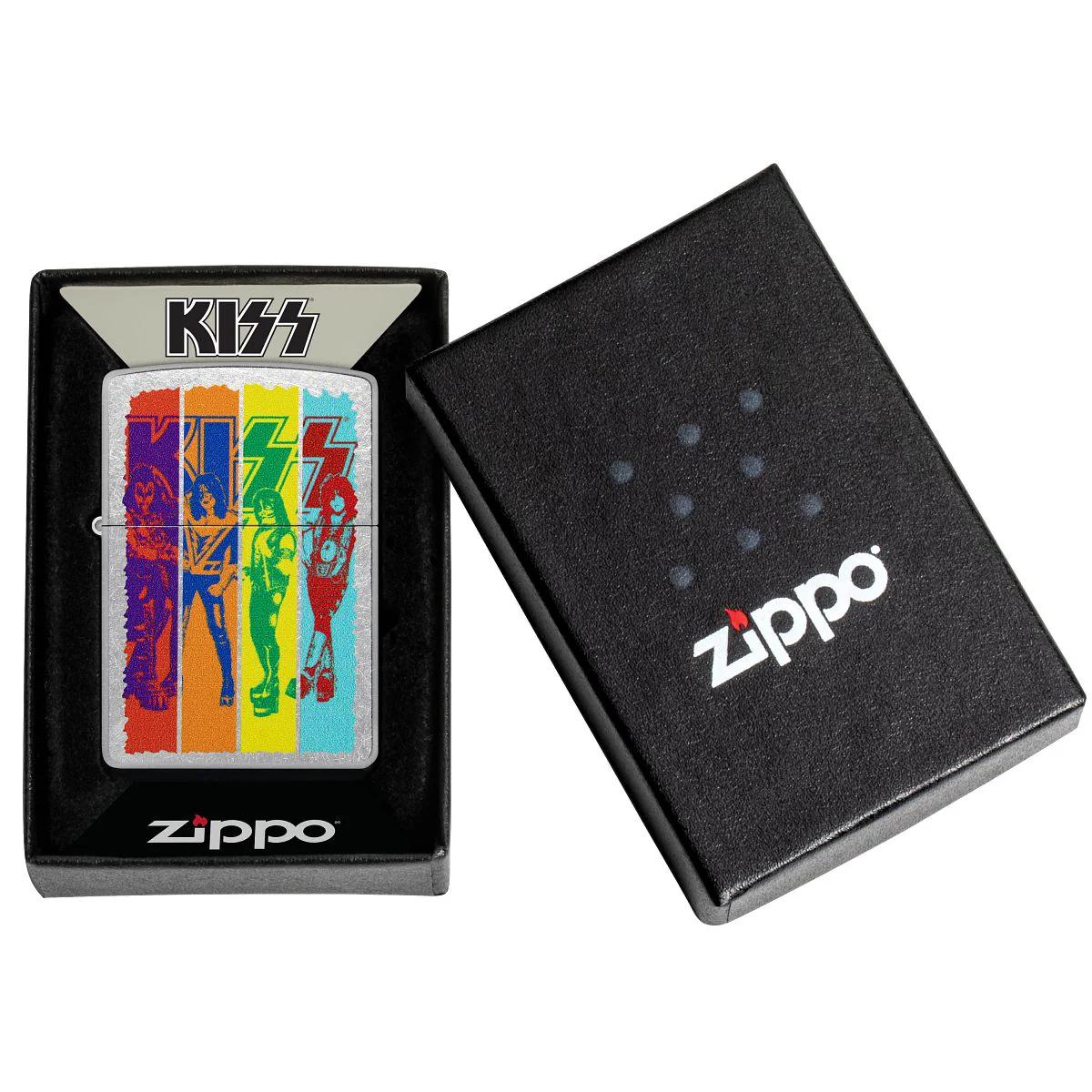 Zippo Lighter: KISS Design - Street Chrome 47244 - Image 6