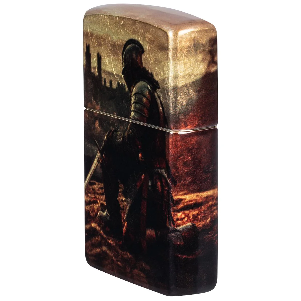 Zippo Lighter: Kneeling Knight - 540 Fusion 46382 - Image 3