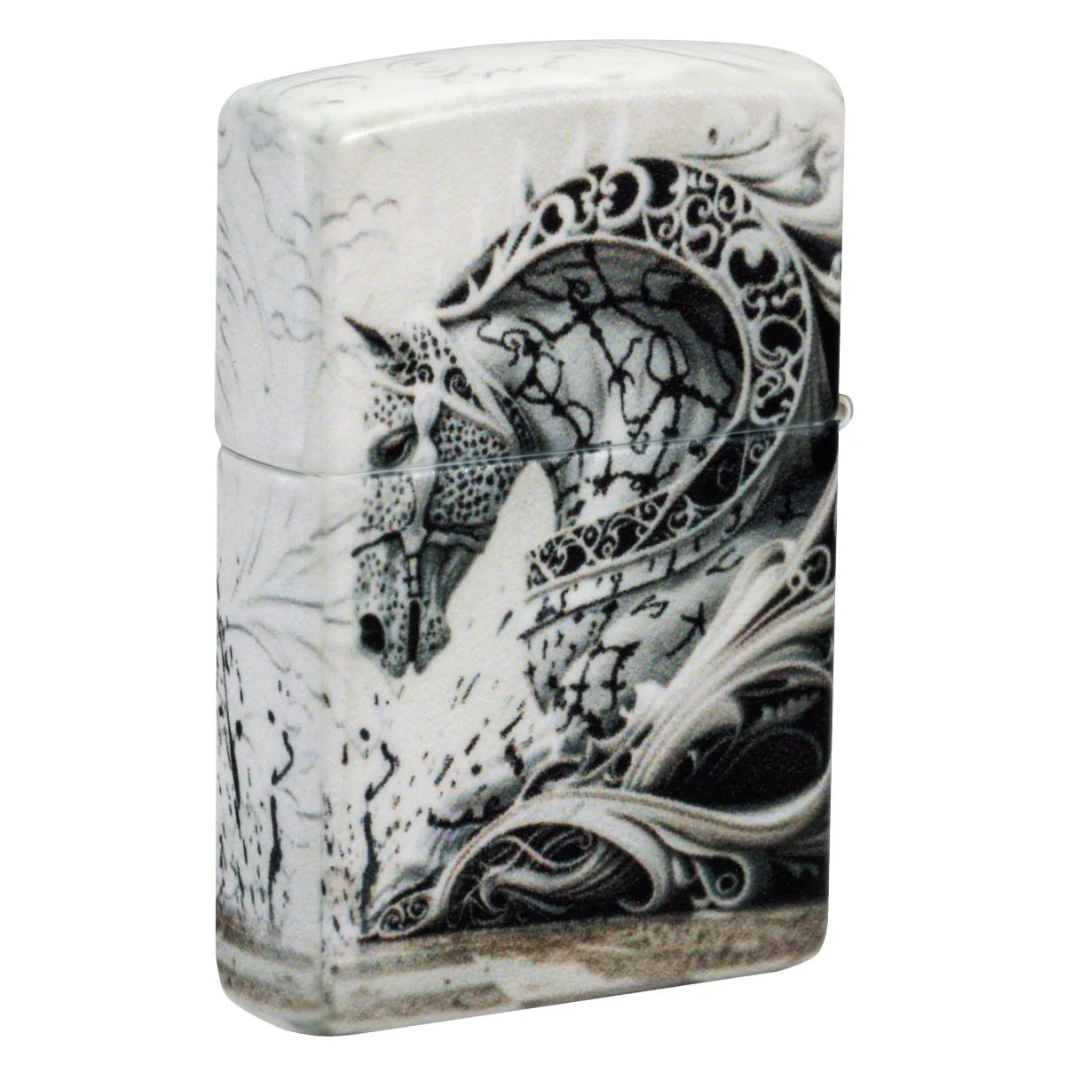 Zippo Lighter: Knight on Horseback - 540 Color 46924 - Image 2