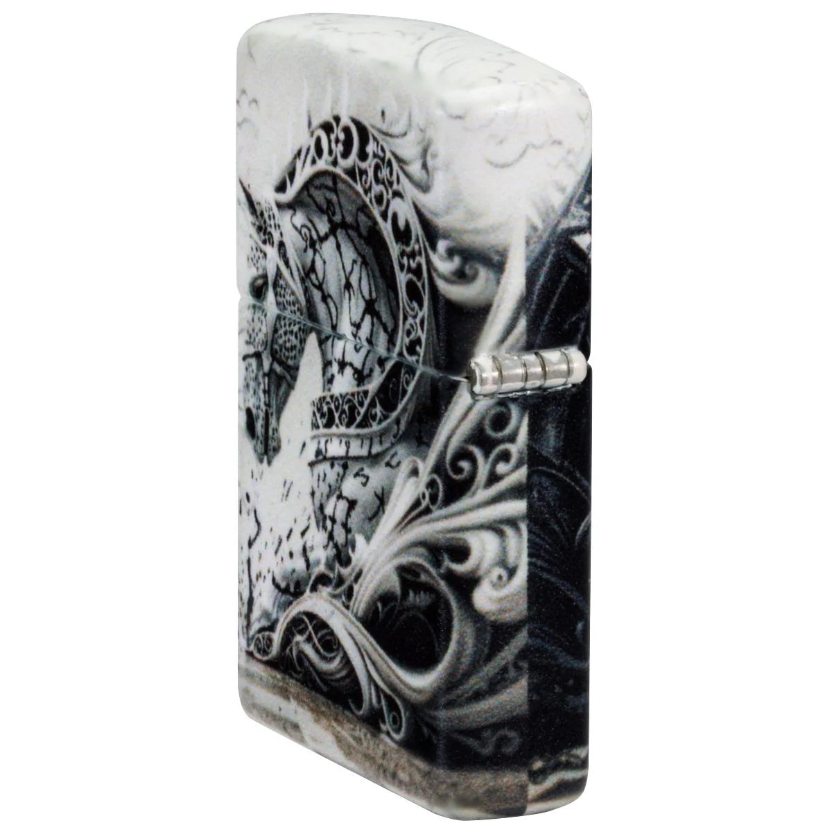 Zippo Lighter: Knight on Horseback - 540 Color 46924 - Image 4