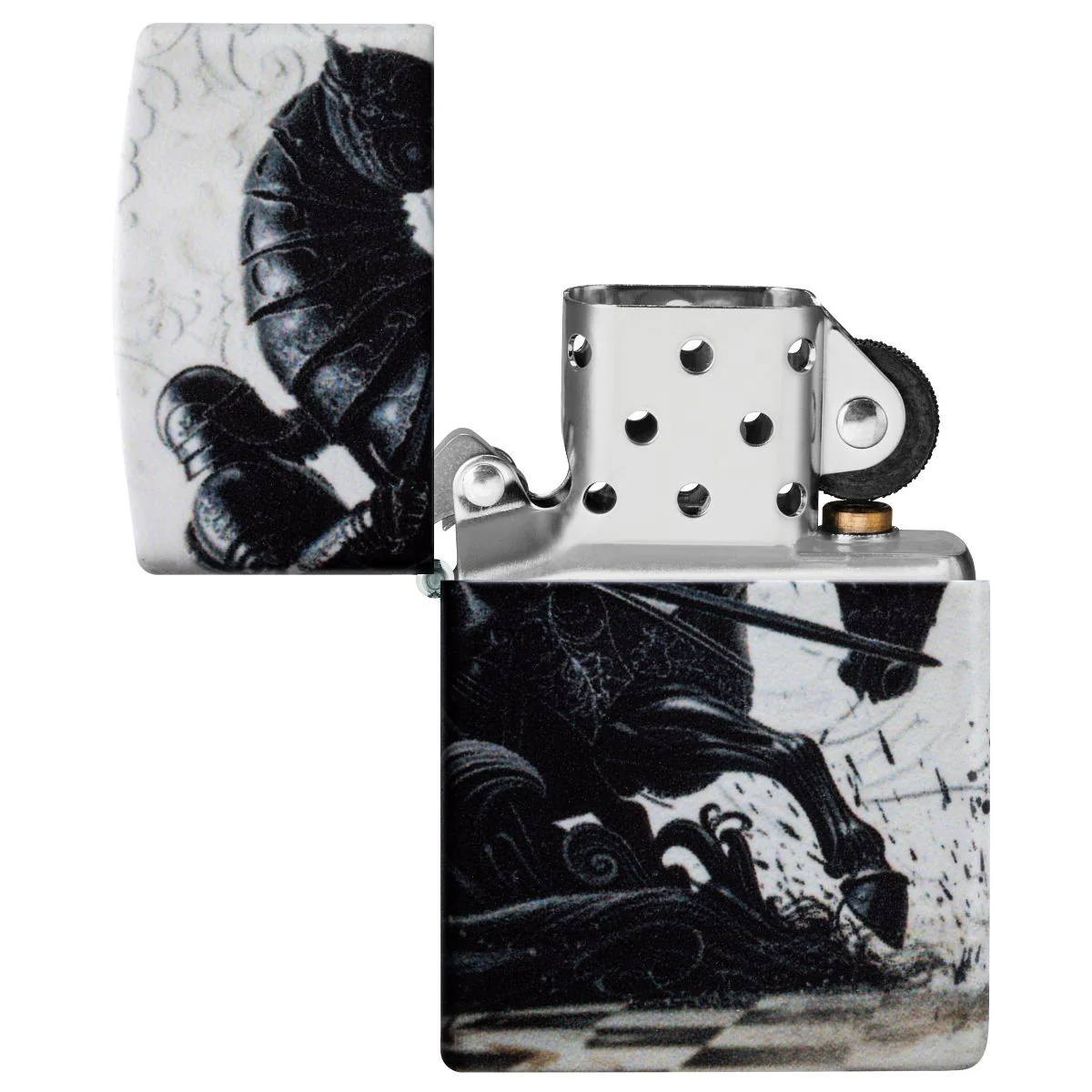 Zippo Lighter: Knight on Horseback - 540 Color 46924 - Image 8