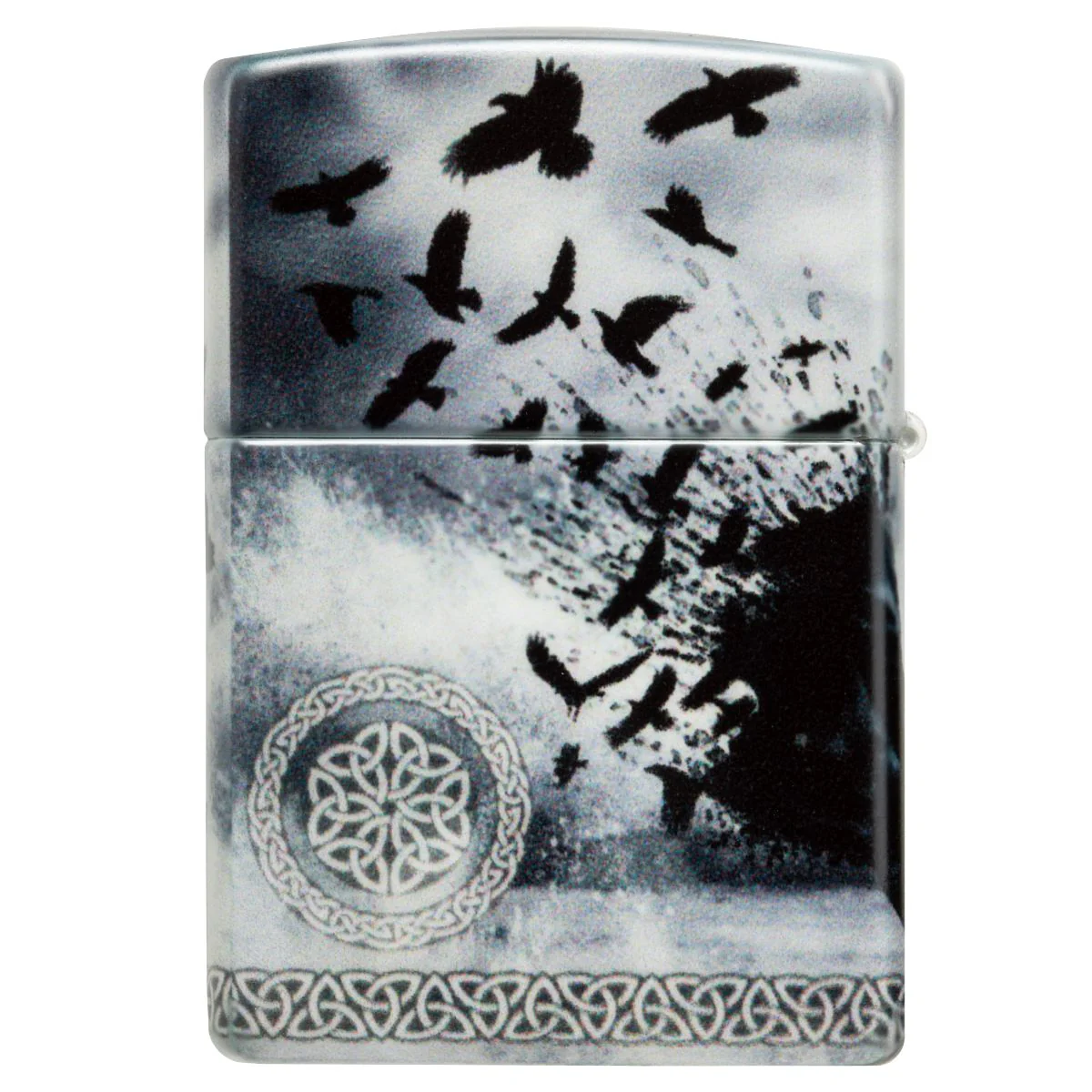 Zippo Lighter: Lady with Ravens by Mazzi - 540 Color 48969 - Image 5